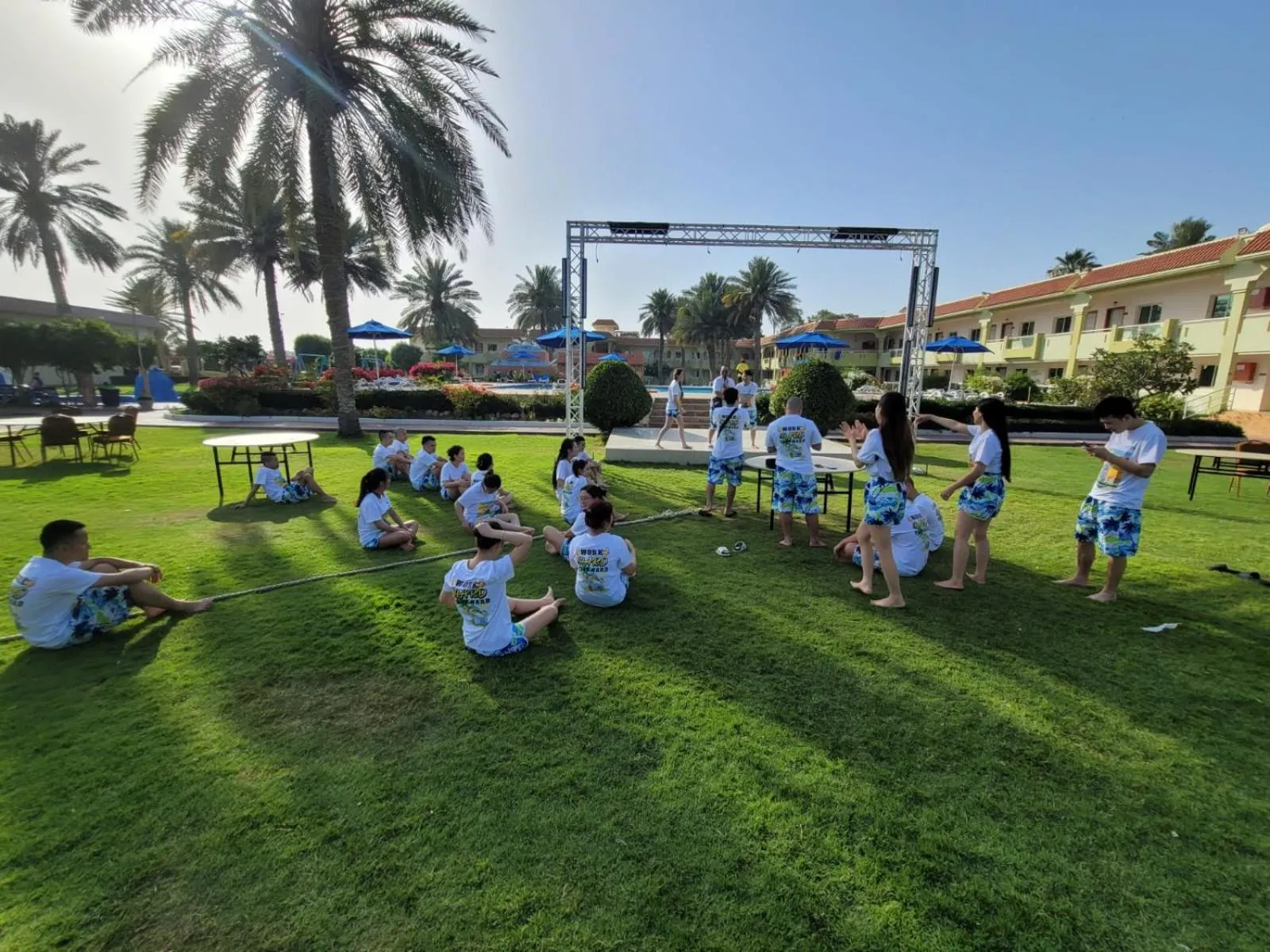 Day in Flamingo Beach Hotel