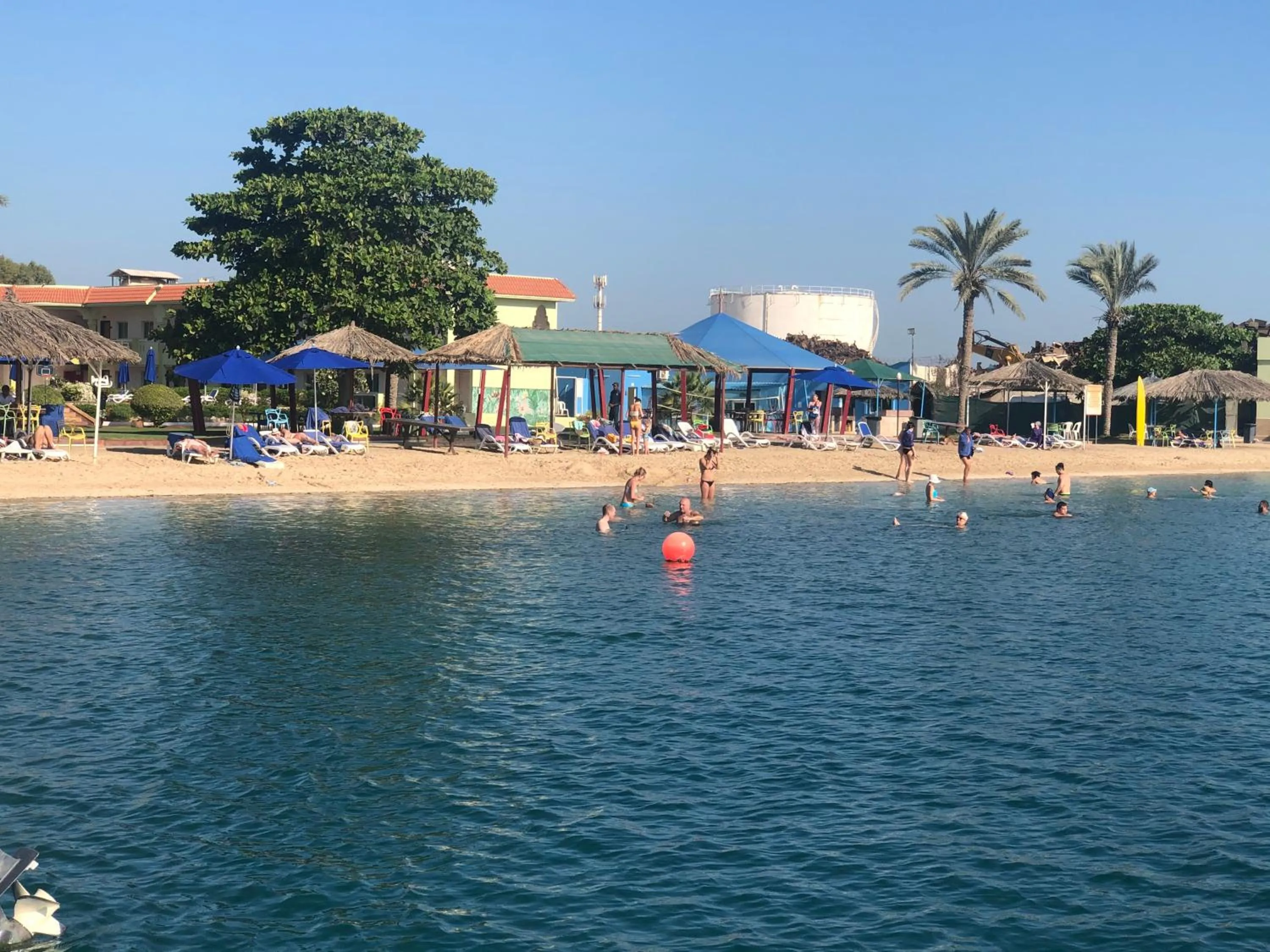 Garden view in Flamingo Beach Hotel