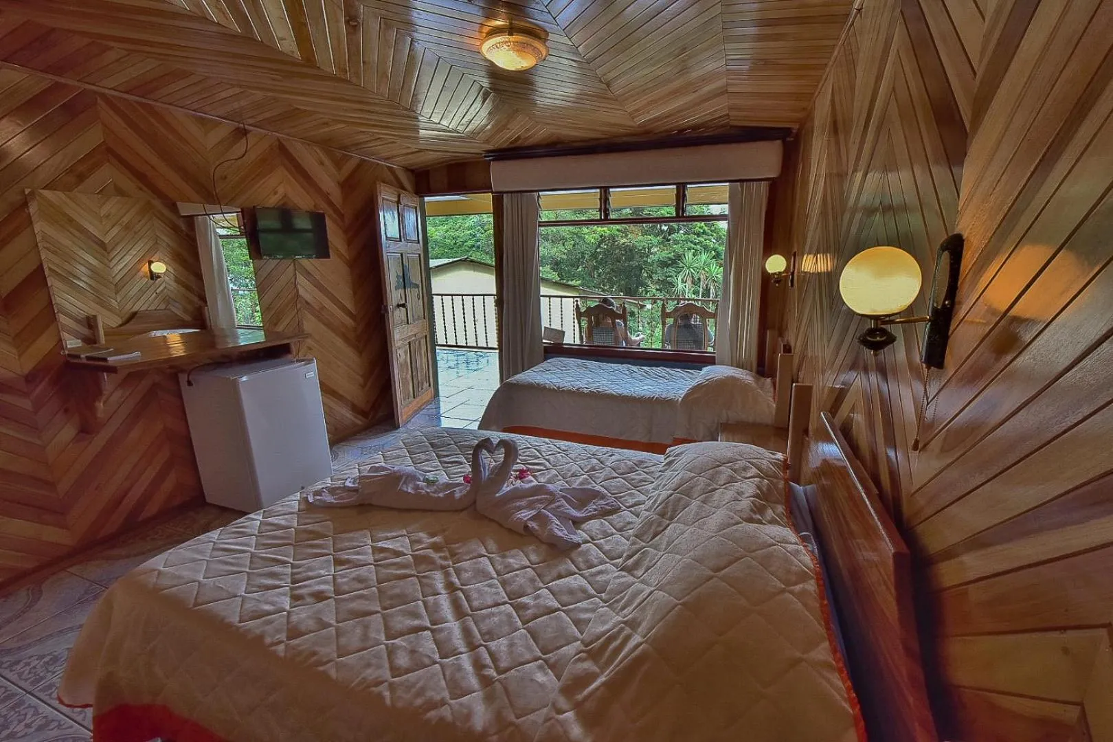 Bed in Hotel Don Taco