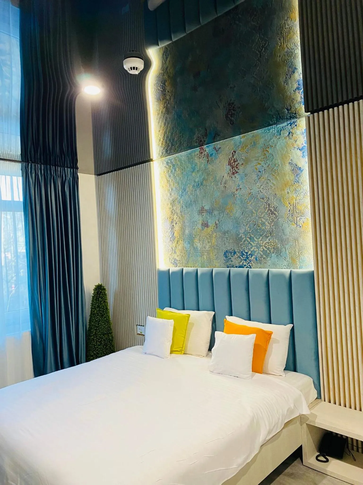 Bed in HOTEL MAREA NEAGRA Mamaia