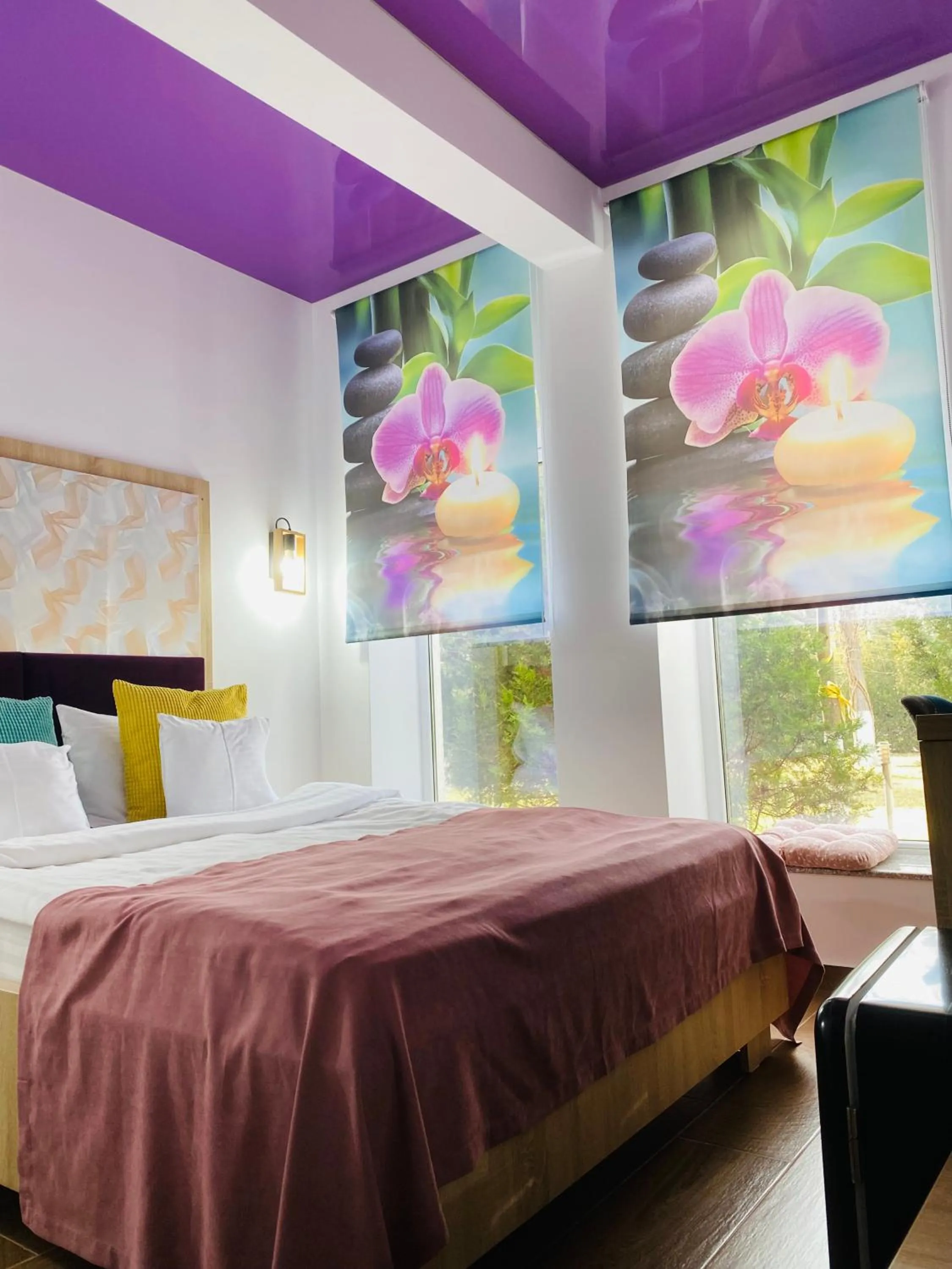 Bed in HOTEL MAREA NEAGRA Mamaia