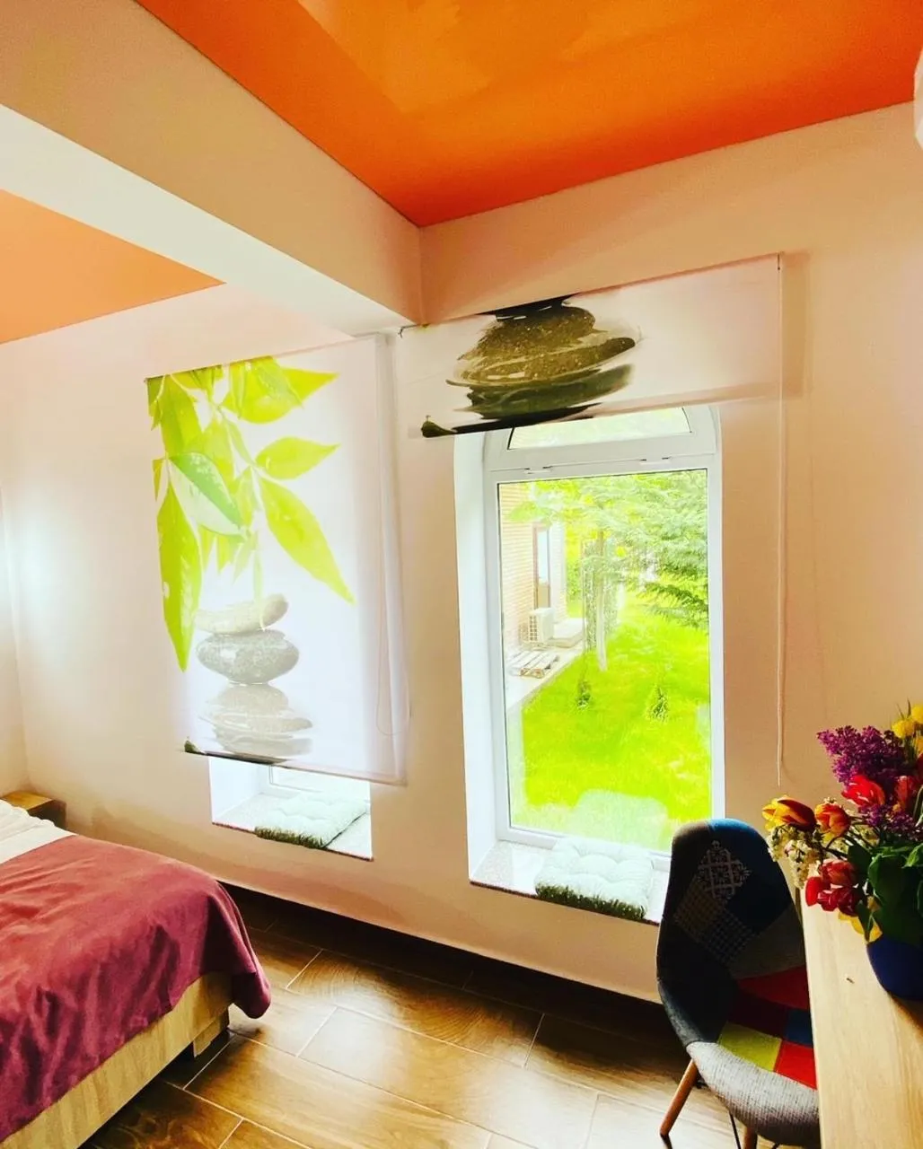 View (from property/room), Bed in HOTEL MAREA NEAGRA Mamaia