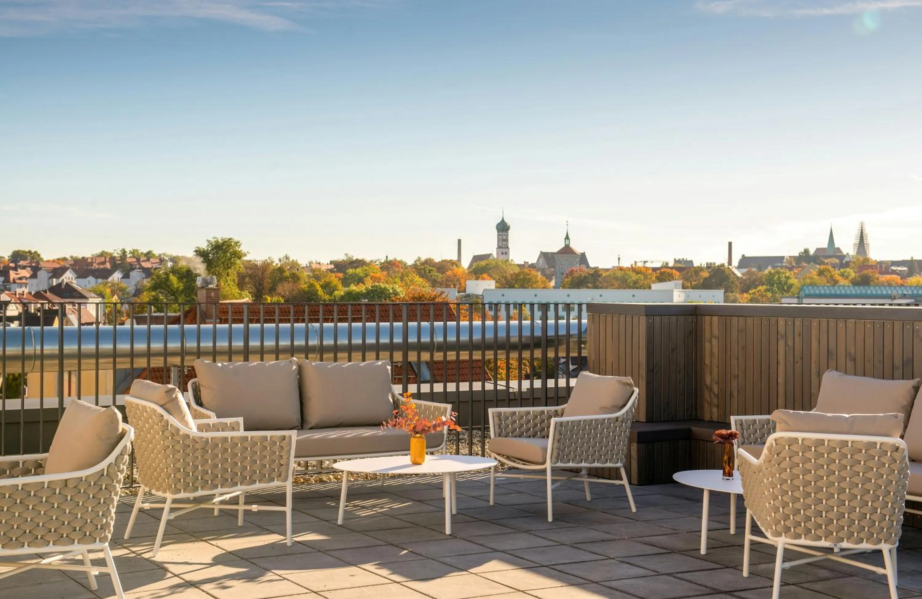Balcony/Terrace in Leonardo Hotel Augsburg