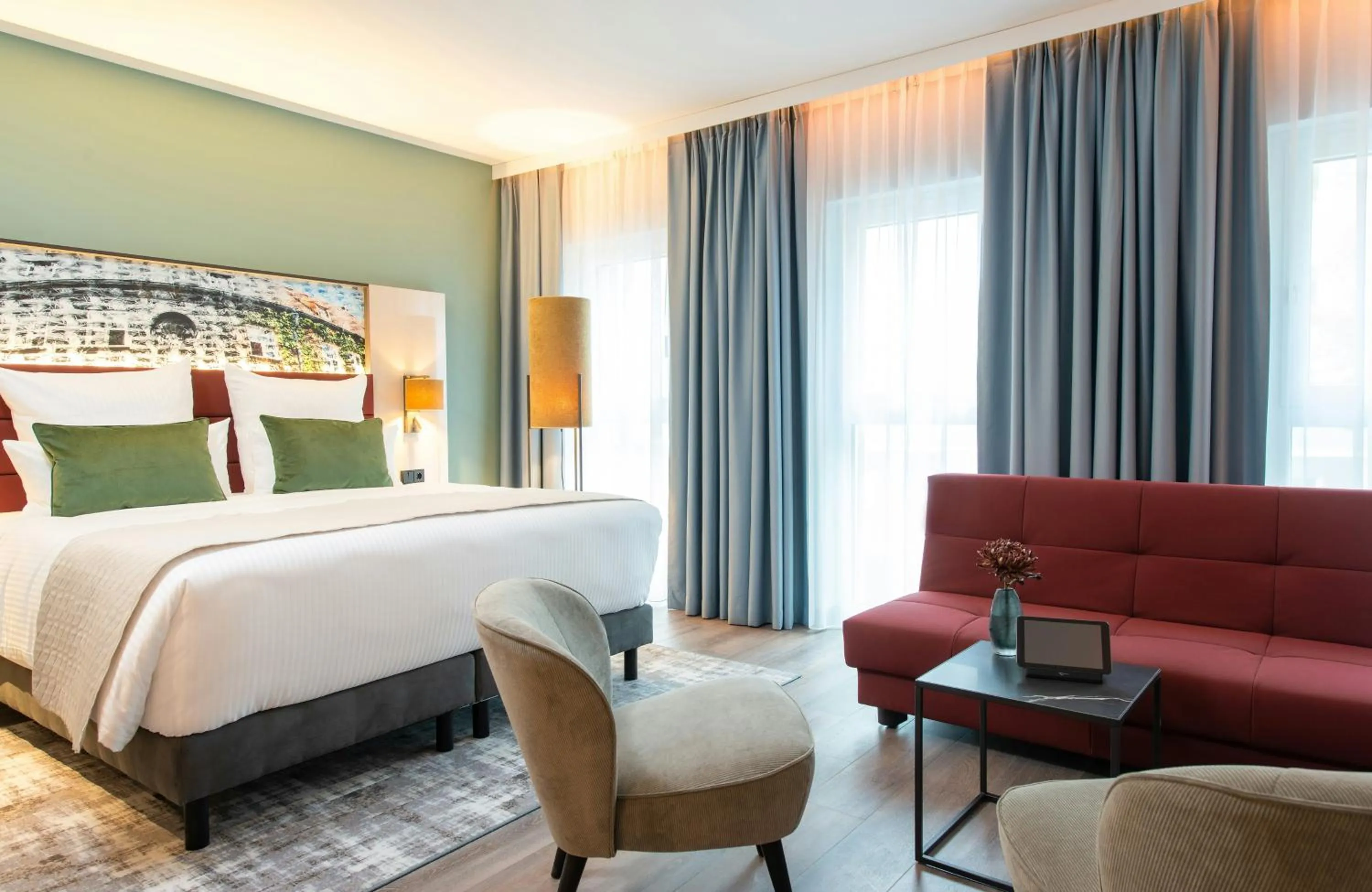 Photo of the whole room, Bed in Leonardo Hotel Augsburg