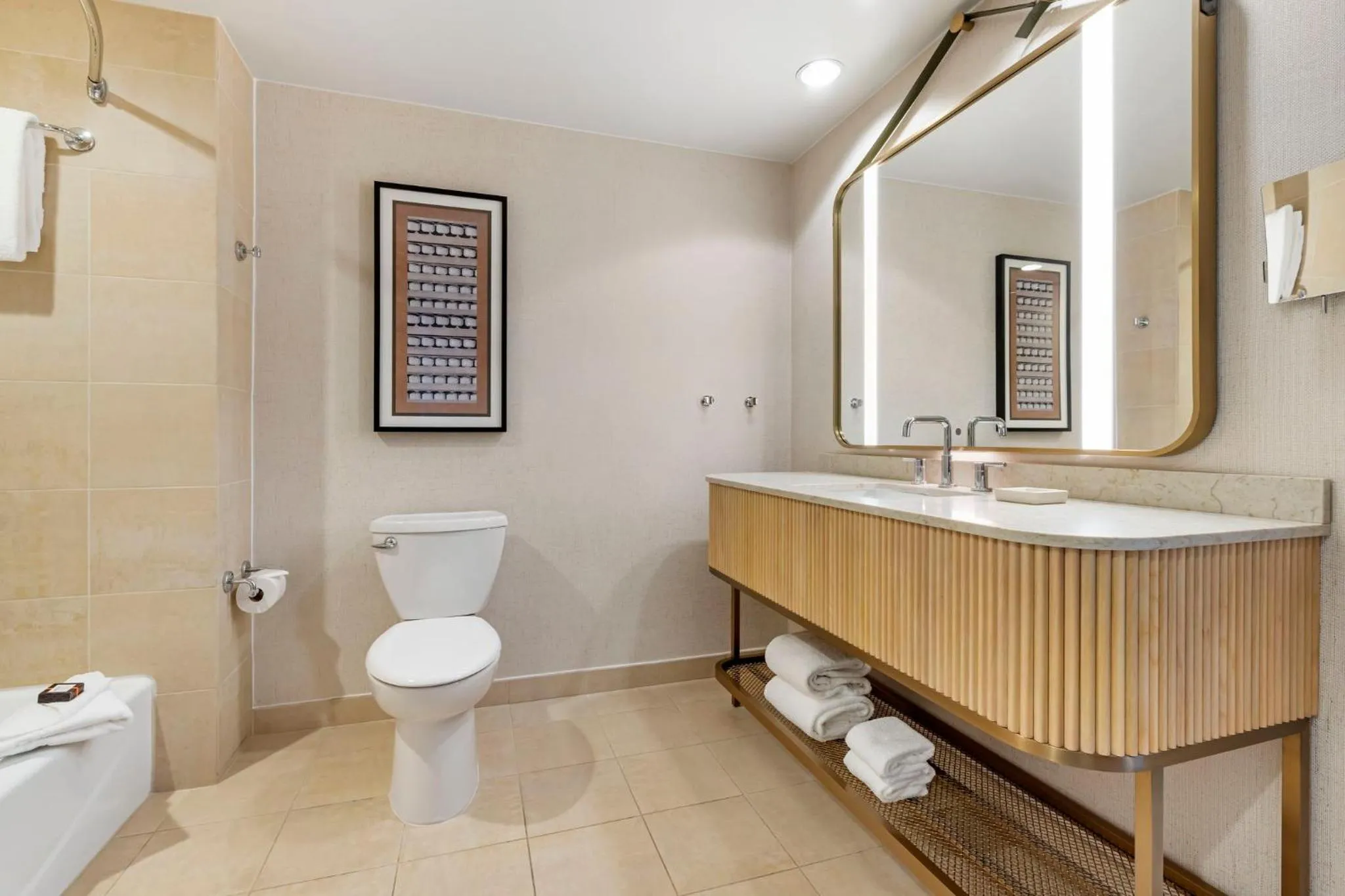 Bathroom in Omni San Diego Hotel at the Ballpark