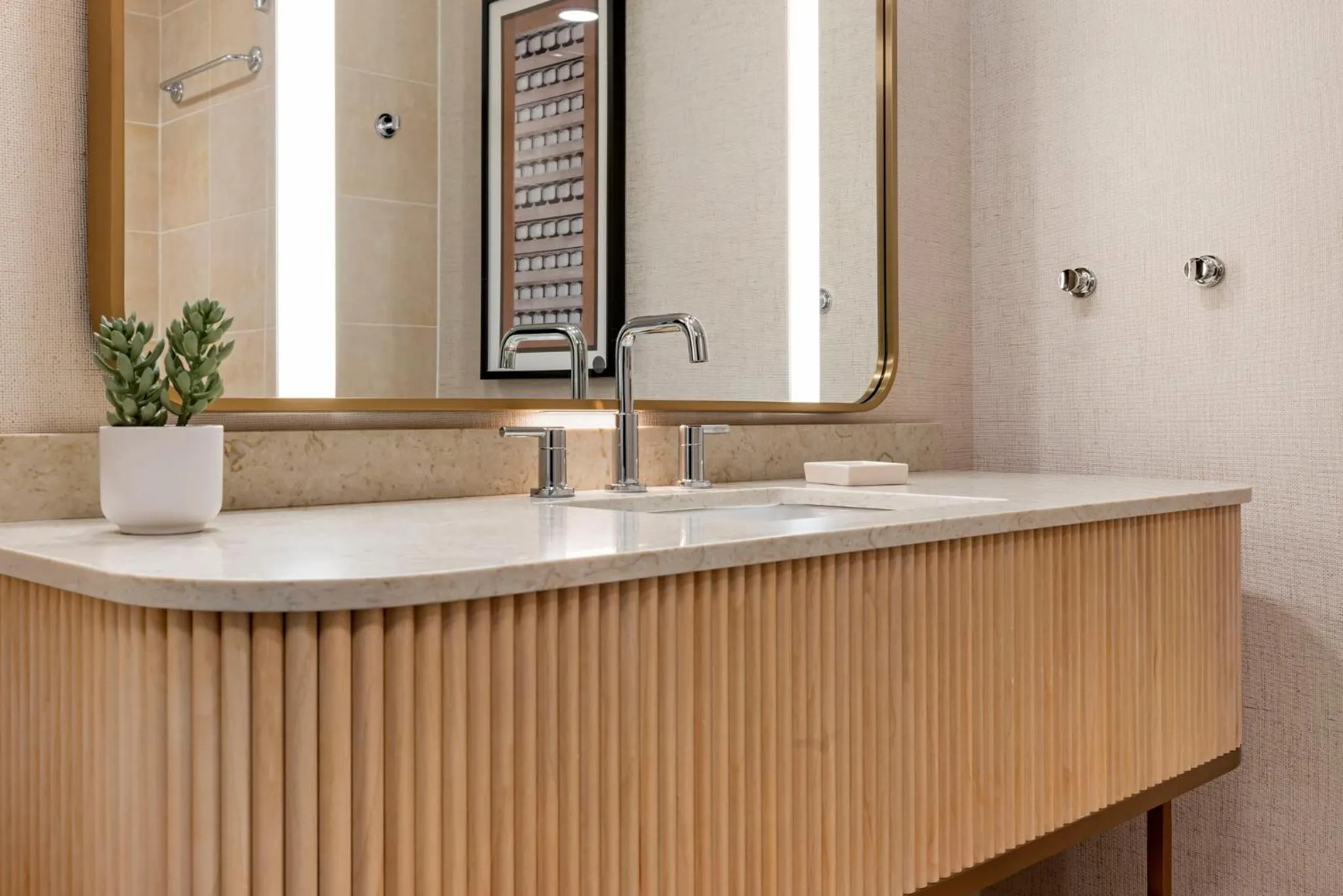 Bathroom in Omni San Diego Hotel at the Ballpark