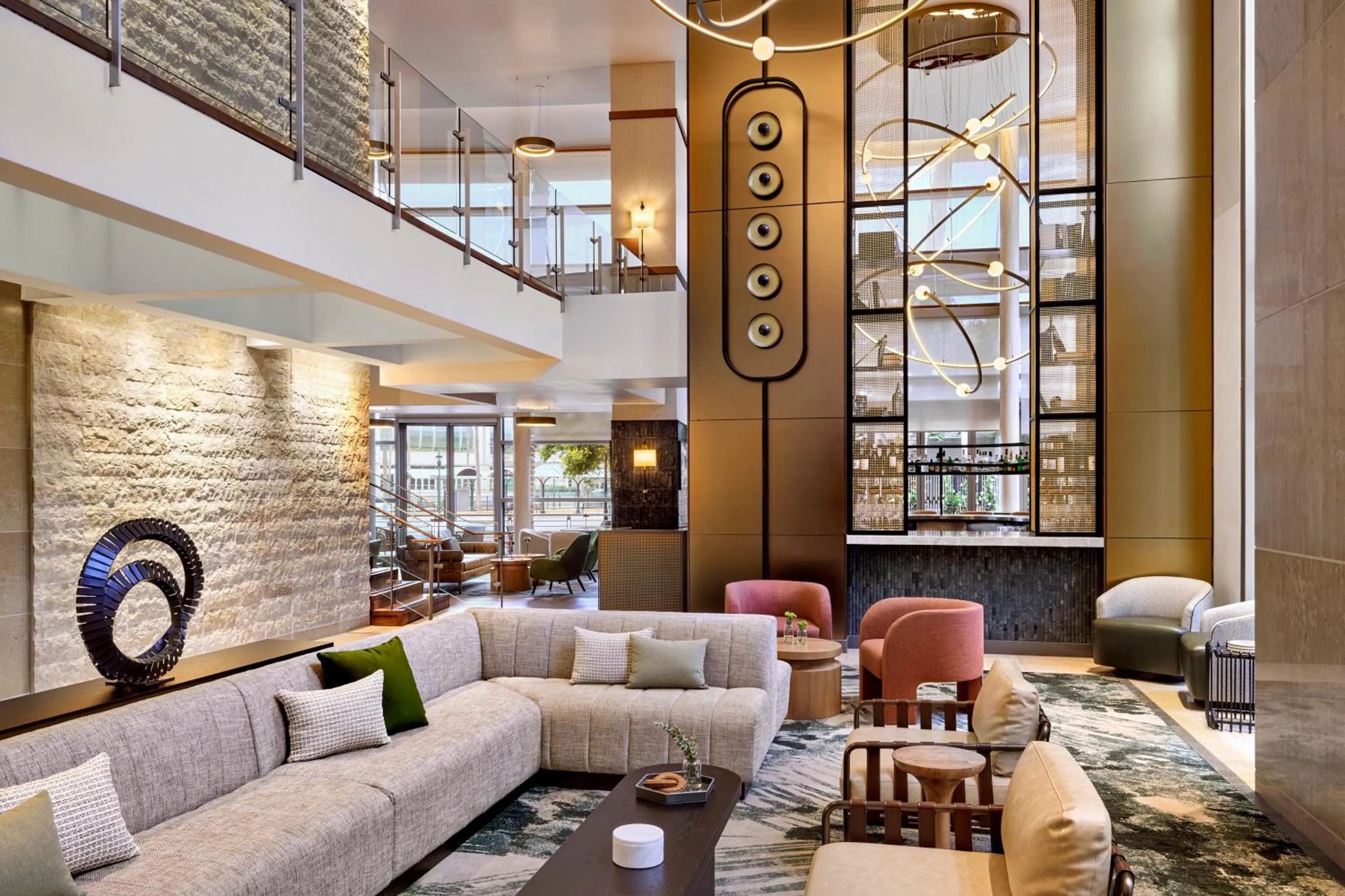 Lobby or reception in Omni San Diego Hotel at the Ballpark