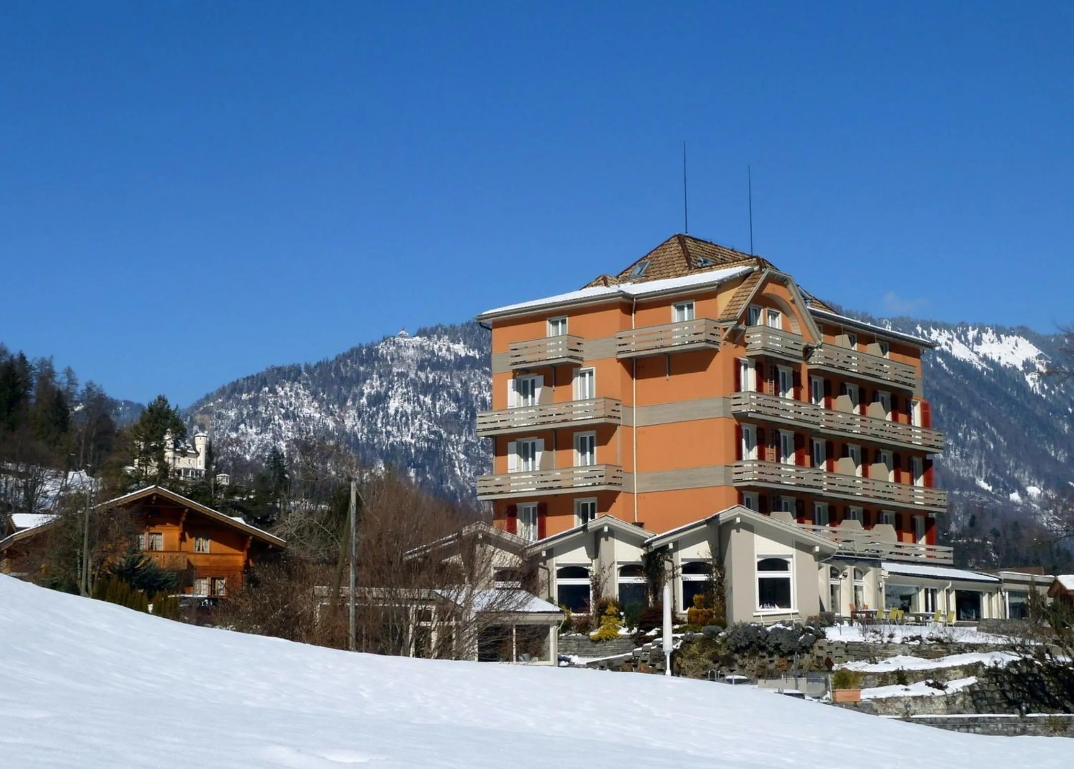 Facade/entrance in Hotel Berghof Amaranth