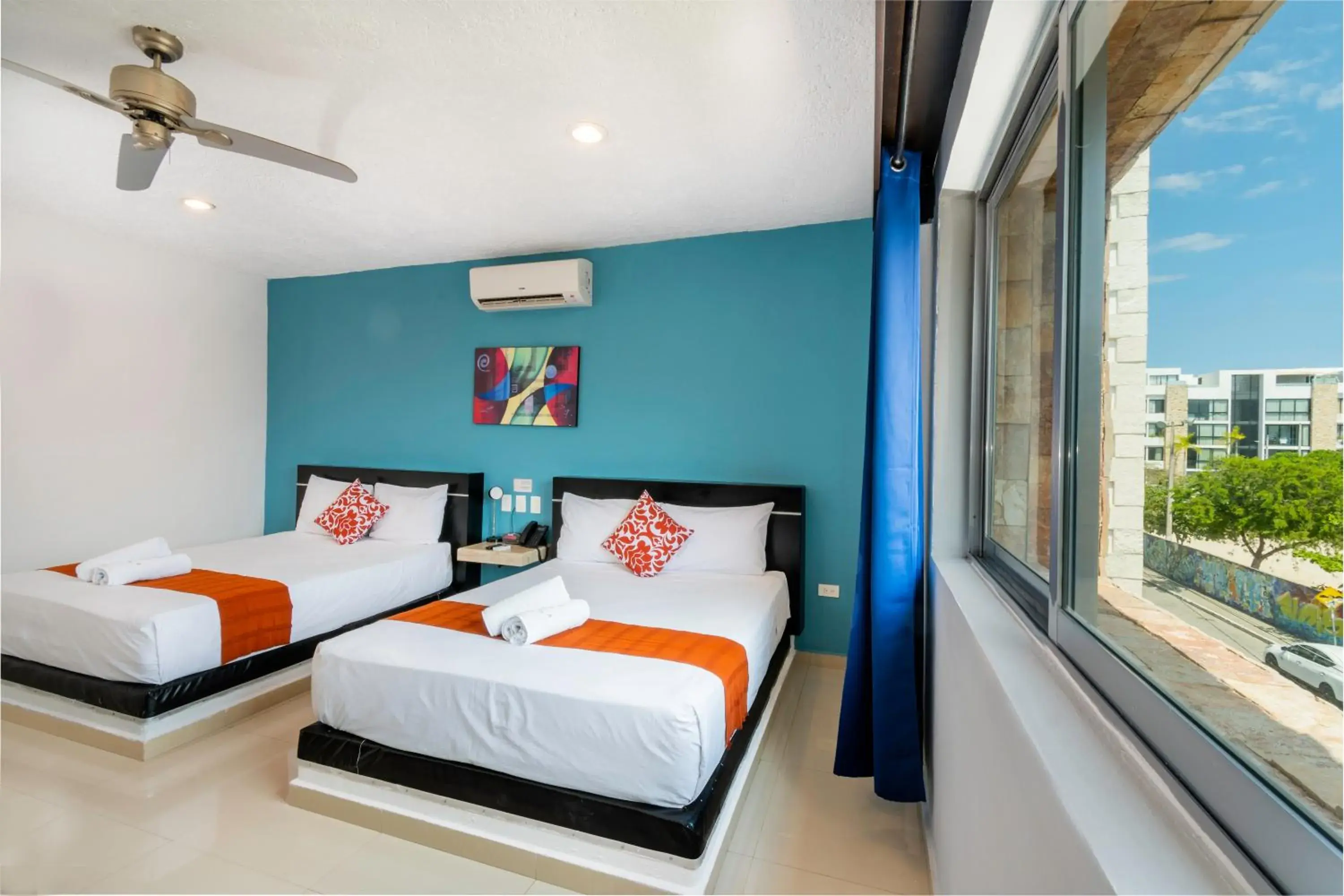 Double Room with Two Double Beds in Hotel Playa Encantada Double Room with Two Double Beds in Hotel Playa Encantada