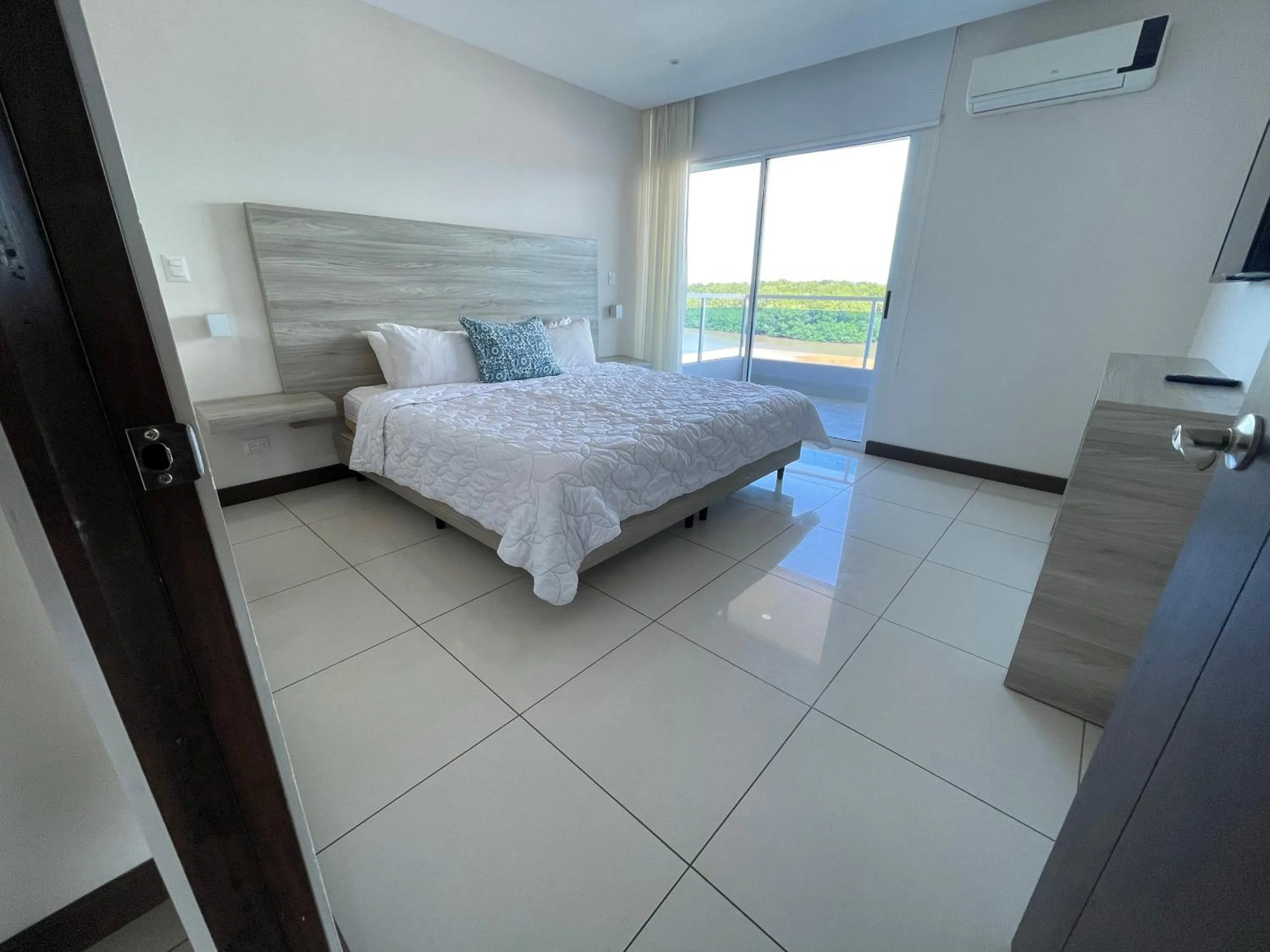 Bed in Puerto Azul Hotel