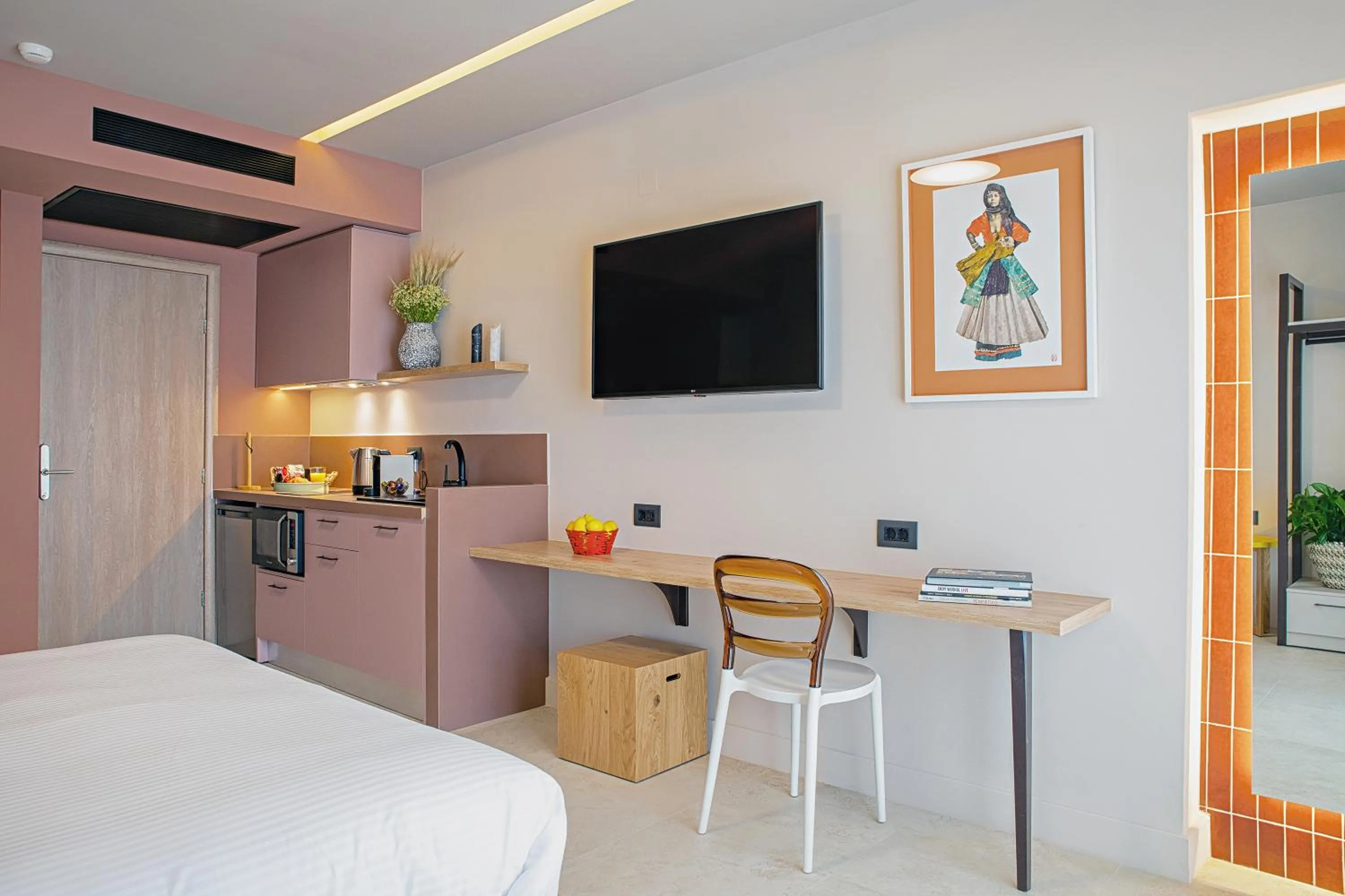 Bed in Pavo Art Hotel