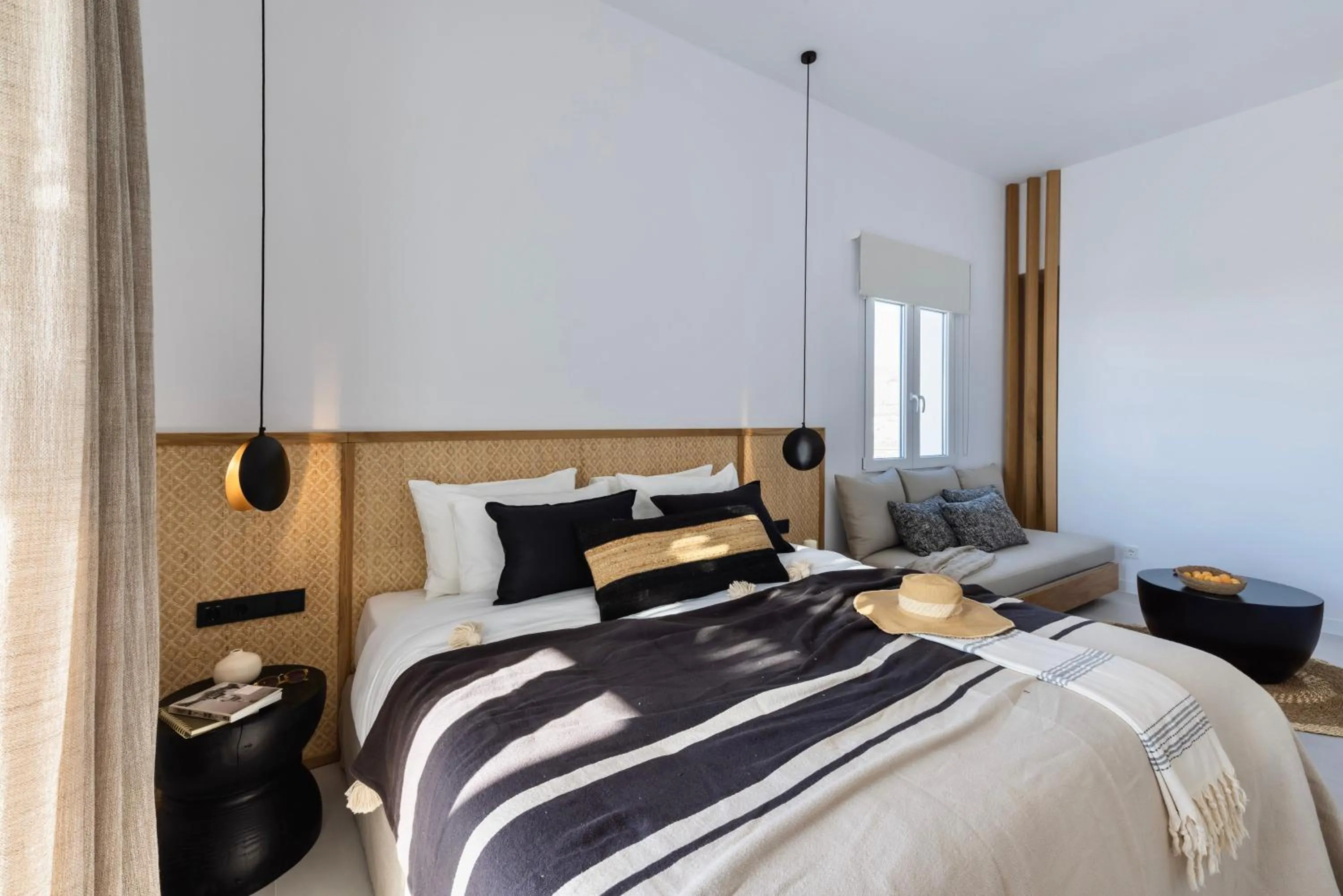 Bedroom, Bed in Adama Mykonos Boutique Hotel