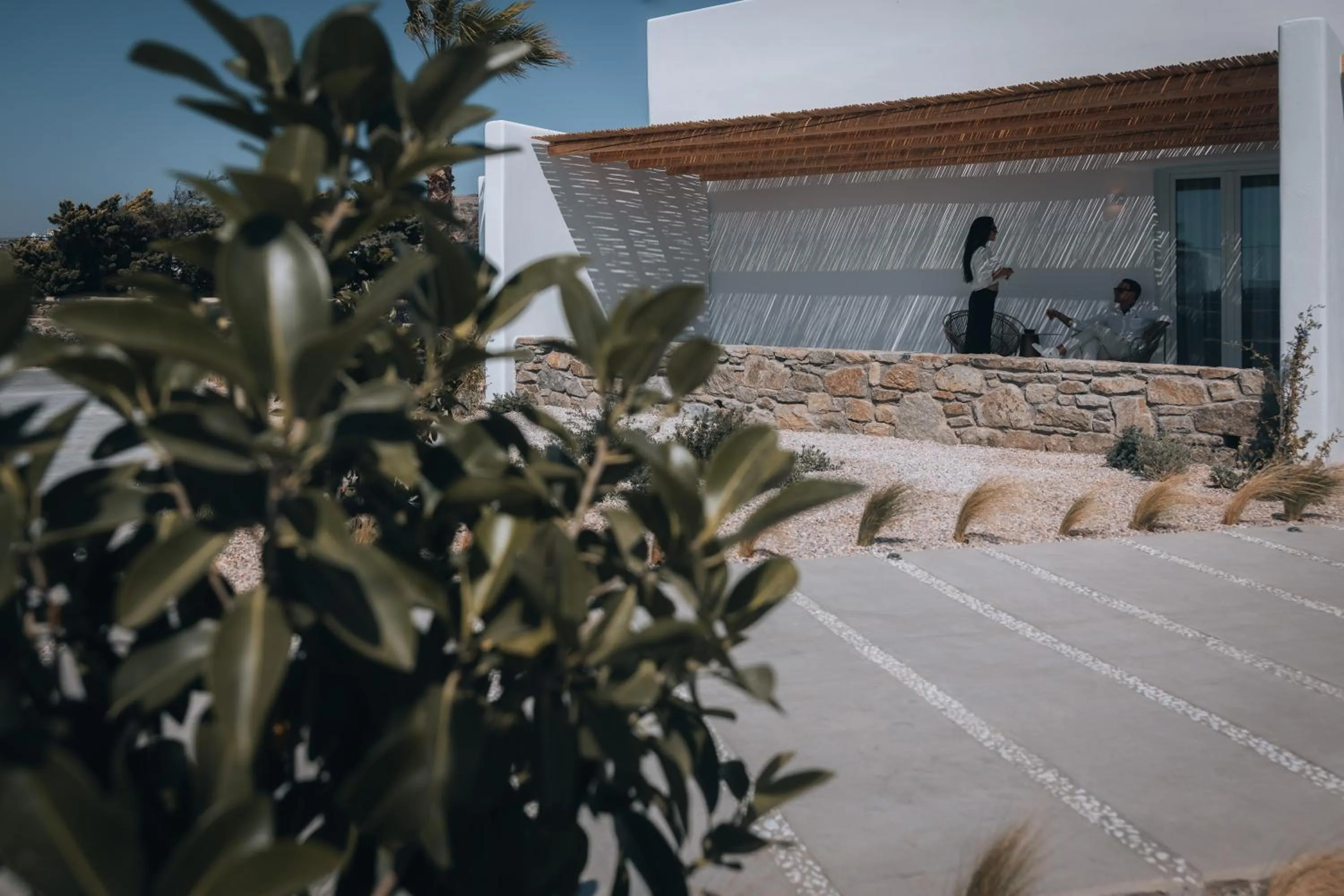 Balcony/Terrace in Adama Mykonos Boutique Hotel