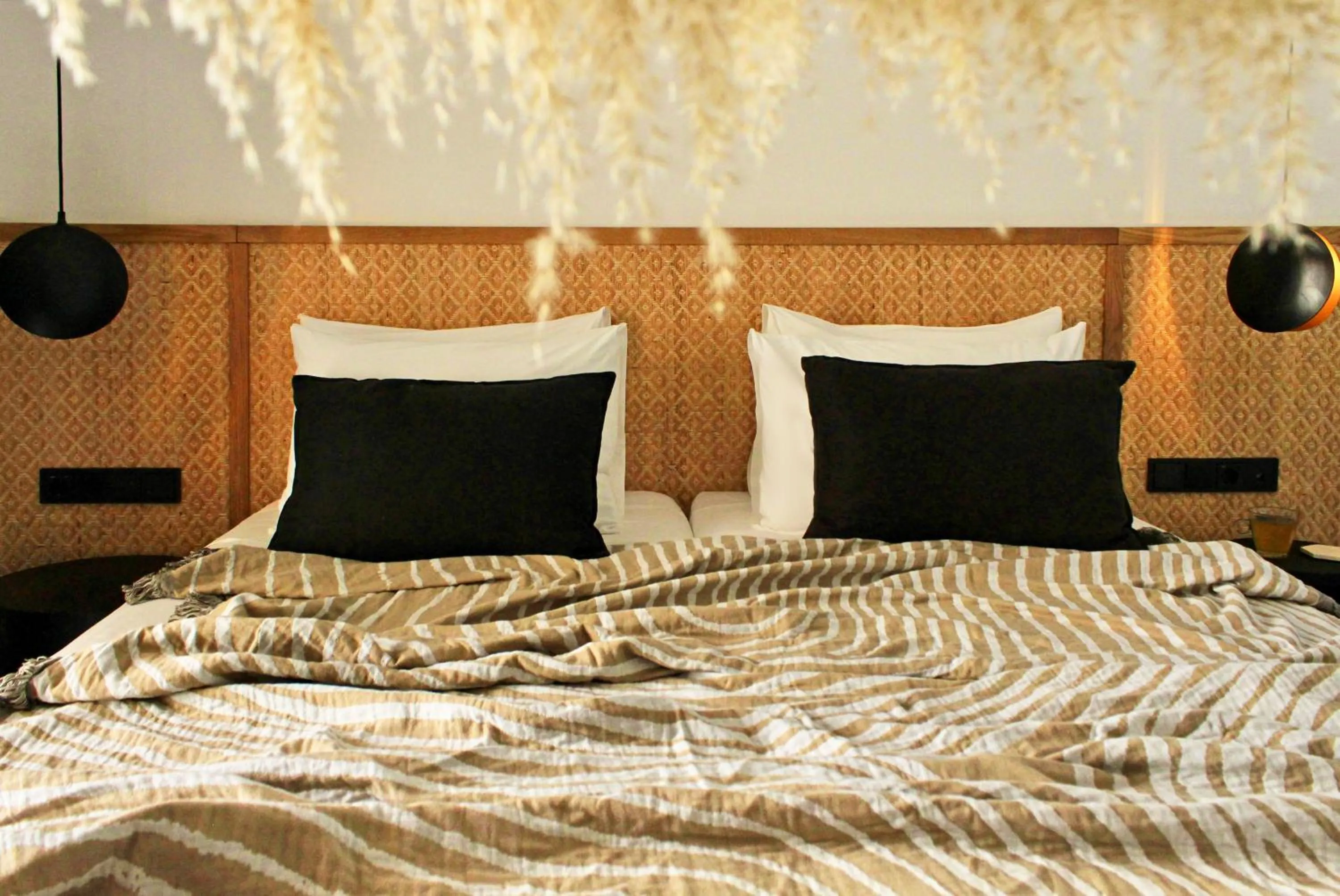 Bed in Adama Mykonos Boutique Hotel