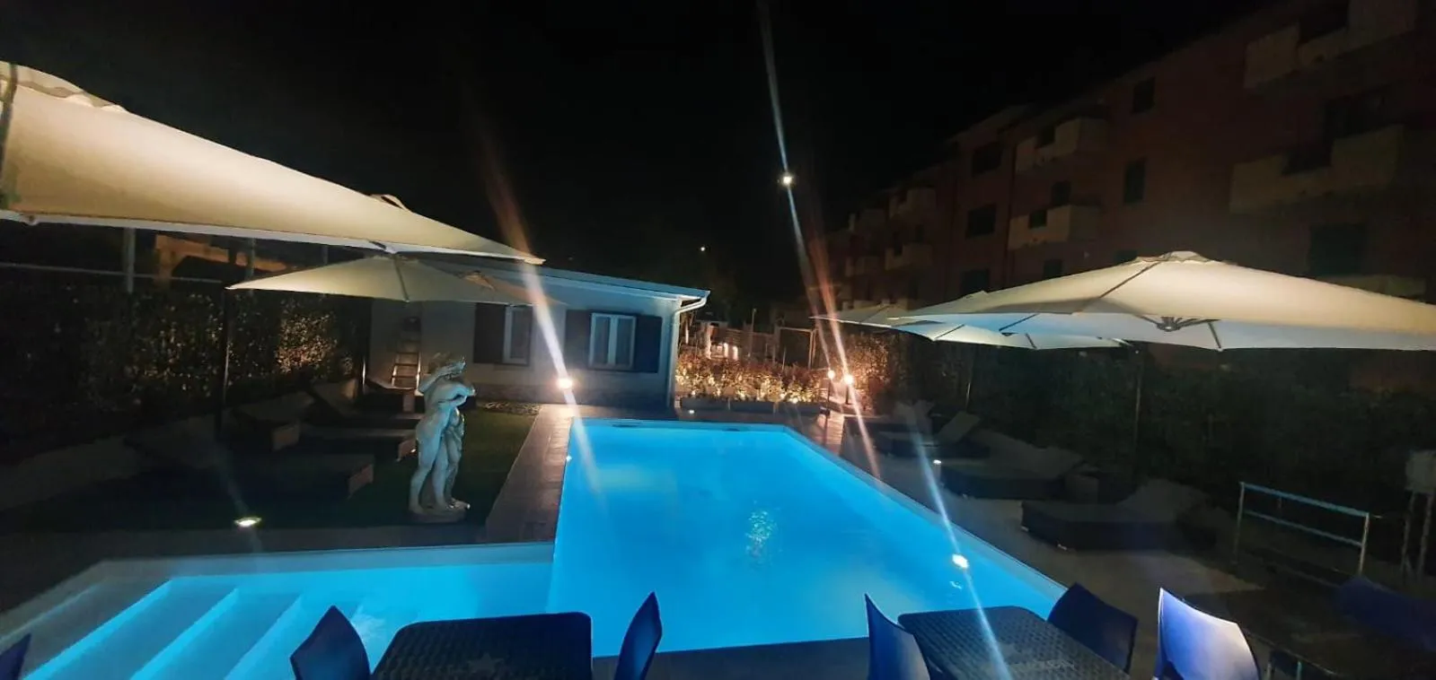 Swimming pool in Foresterie Lombarde B&B Villa Ambra