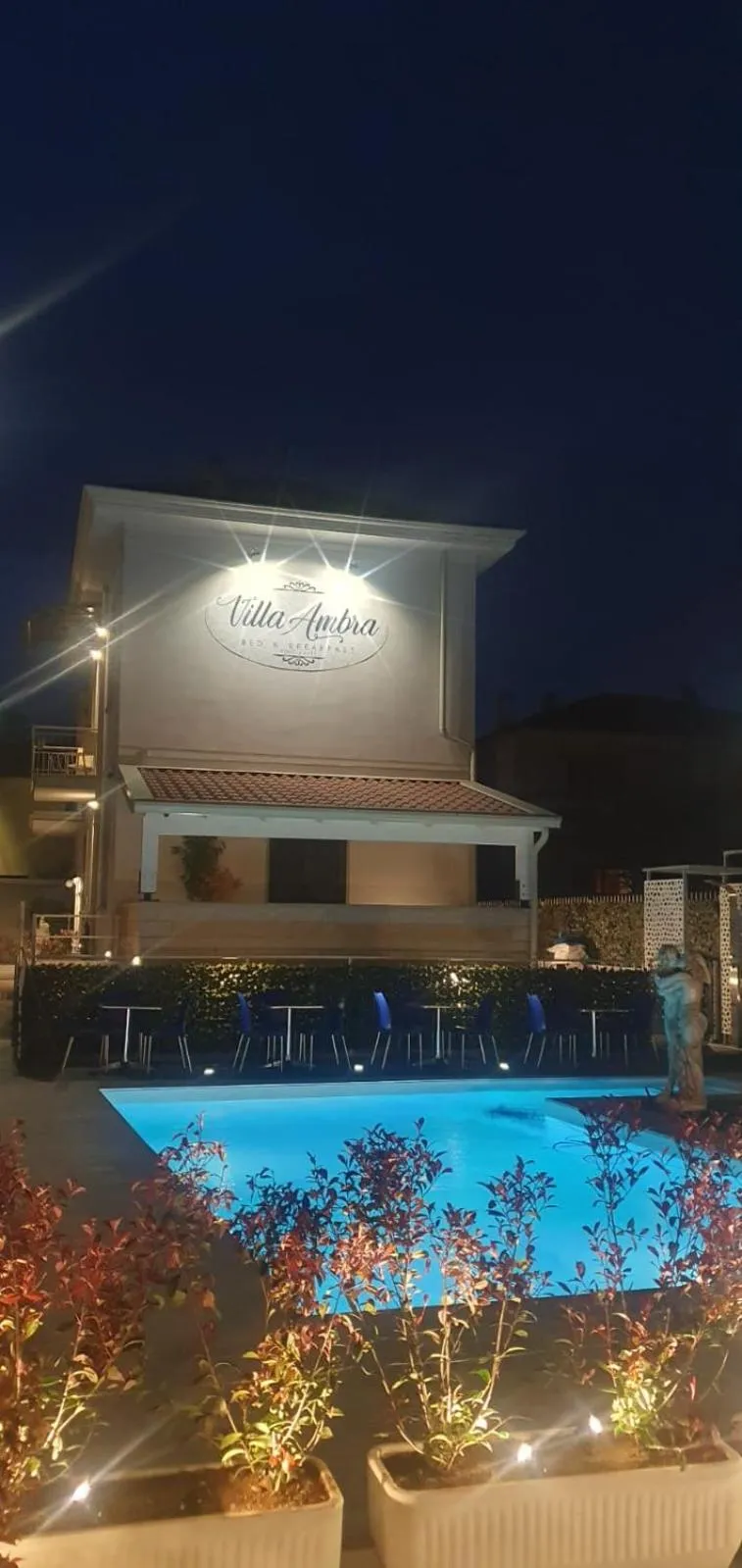 Swimming pool in Foresterie Lombarde B&B Villa Ambra