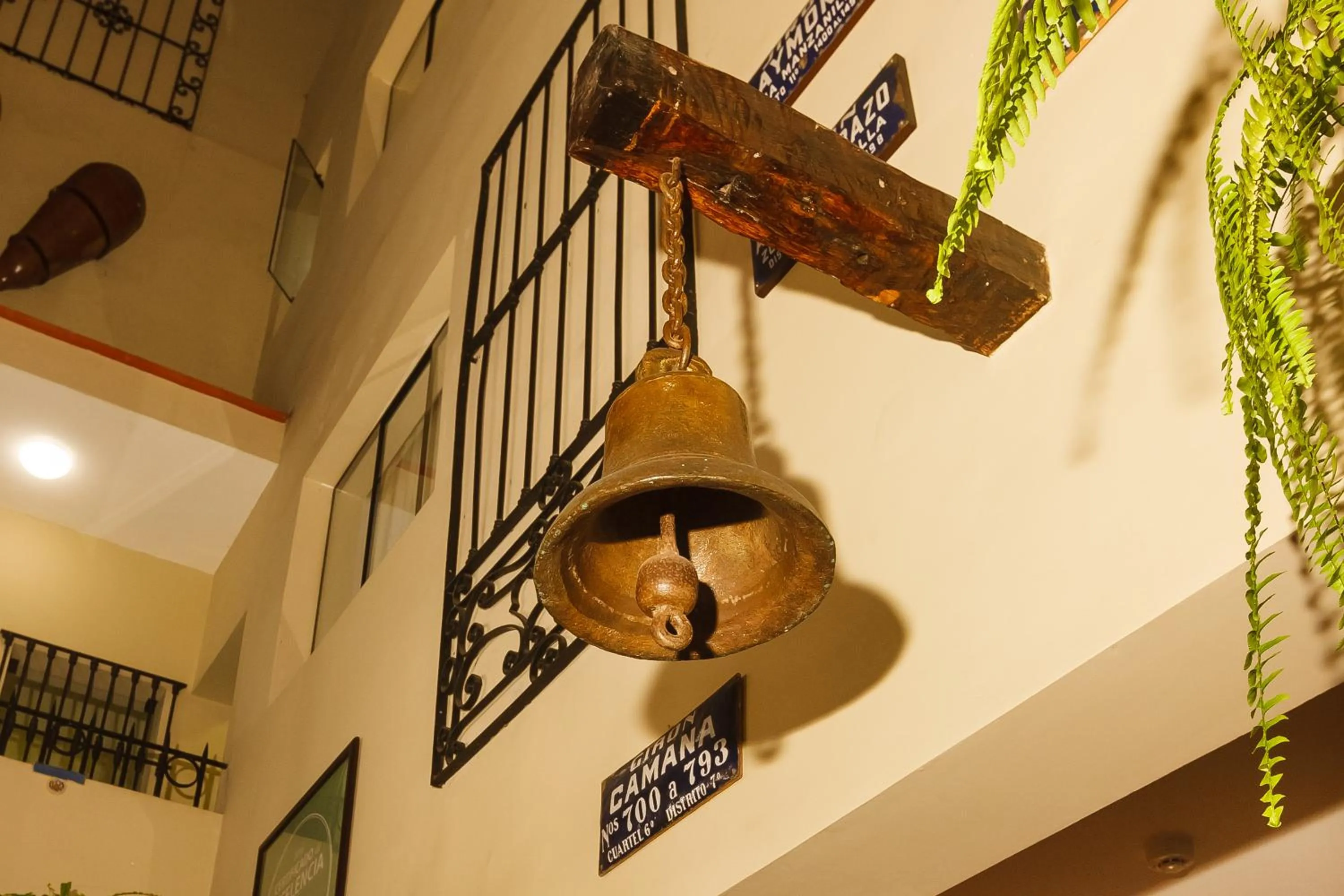 Inner courtyard view in Casa Suyay