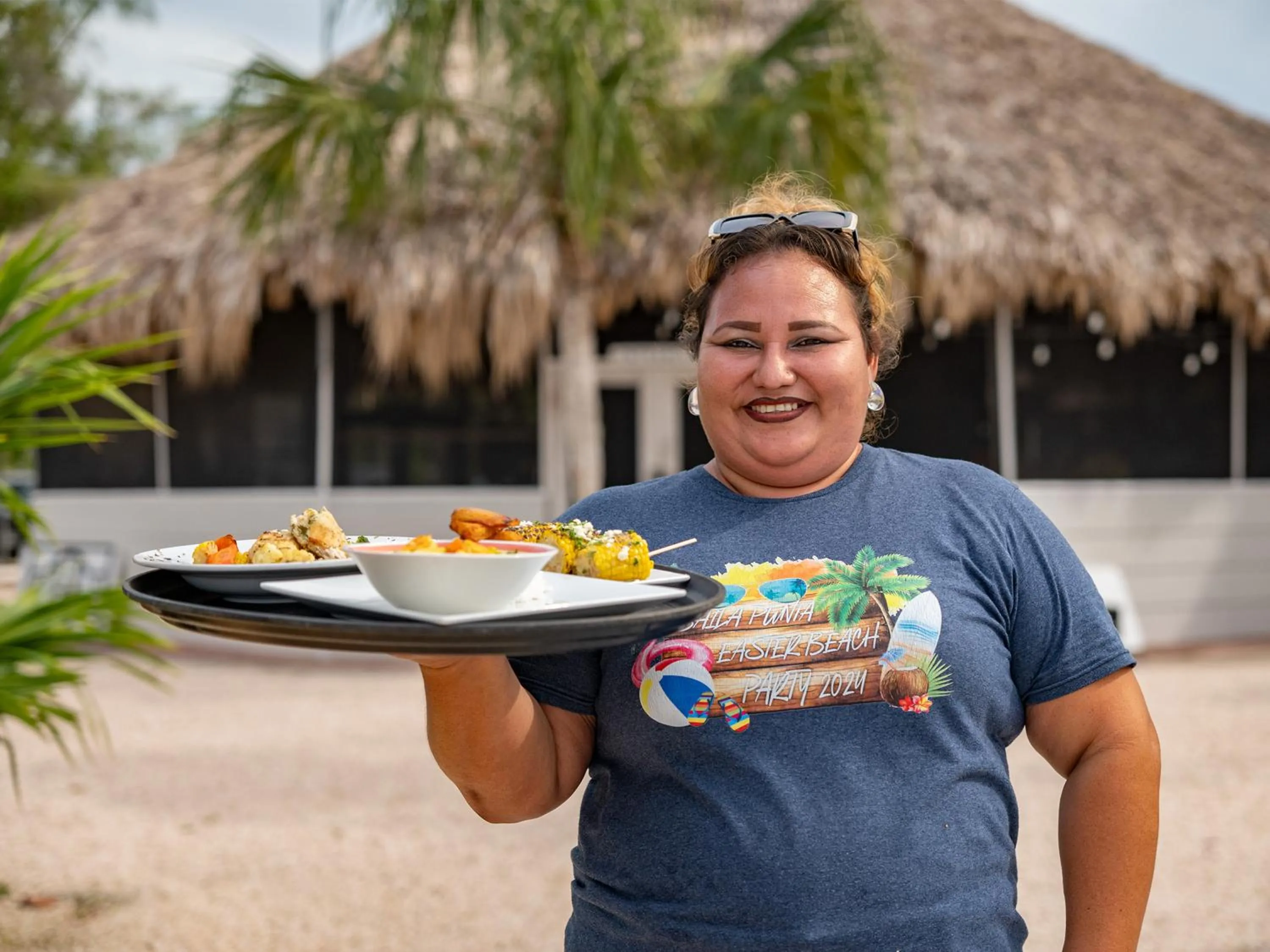 Staff in Orchid Bay Resort