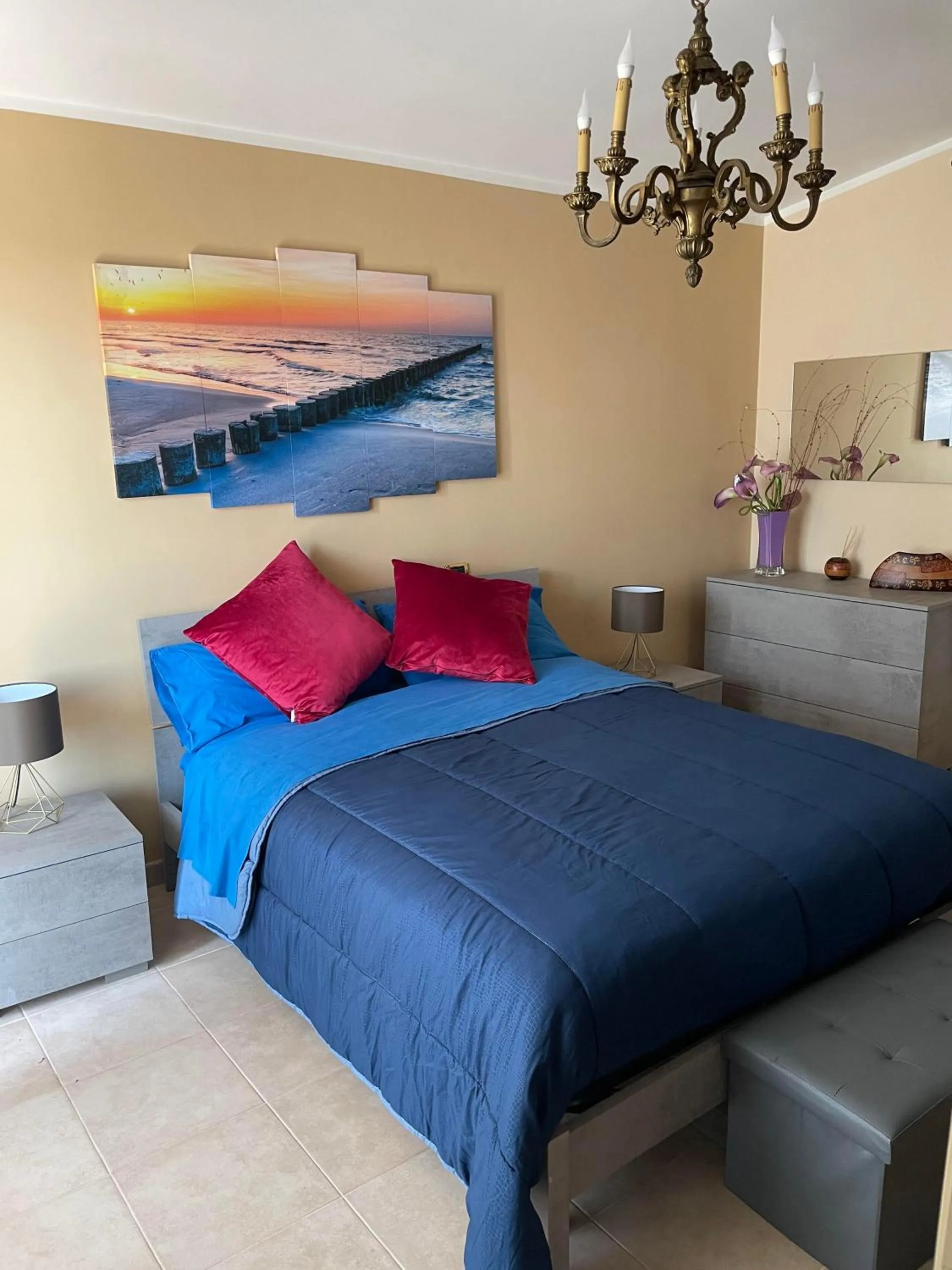 Mountain view, Bed in B&B Alba