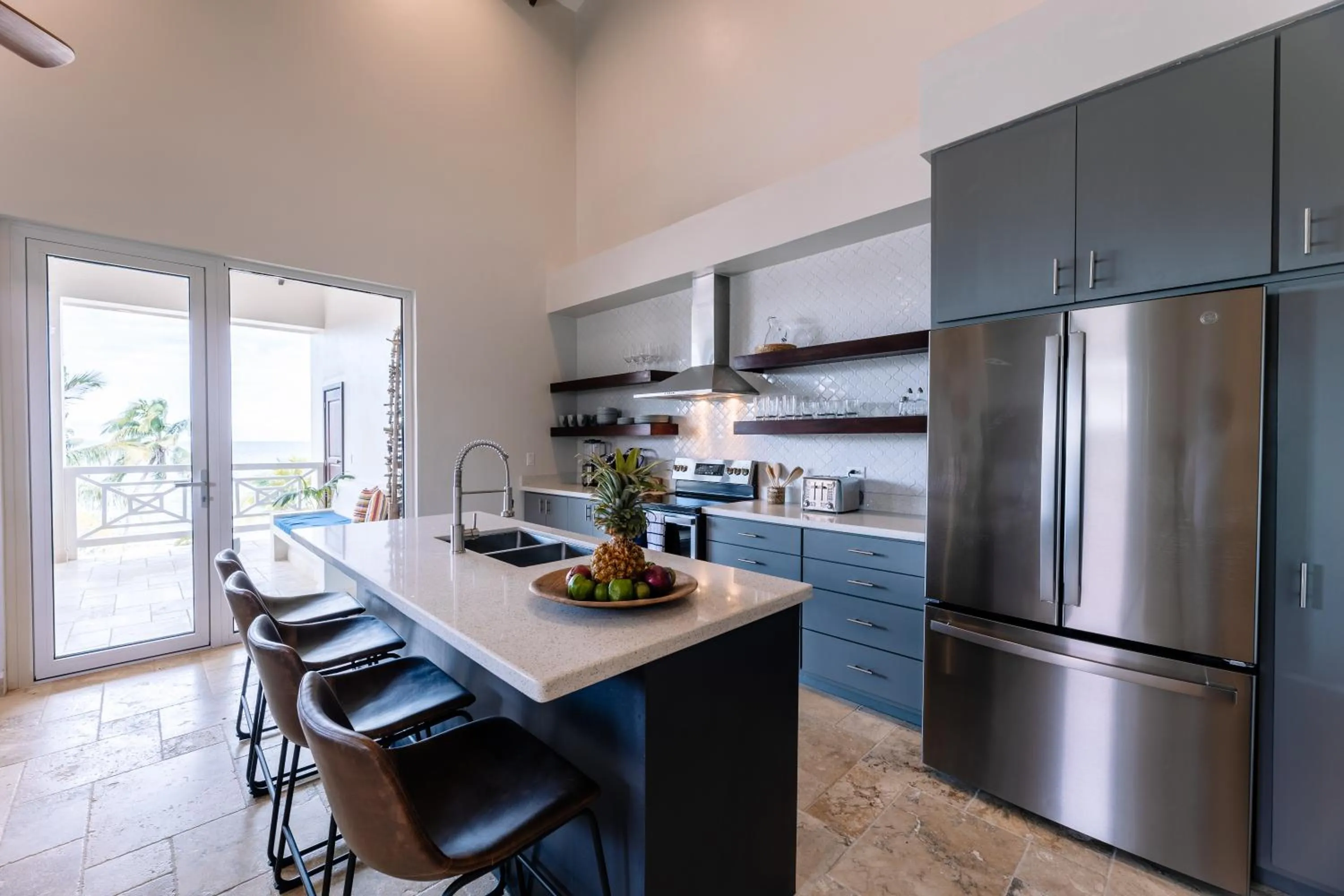 kitchen in The Lodge at Jaguar Reef