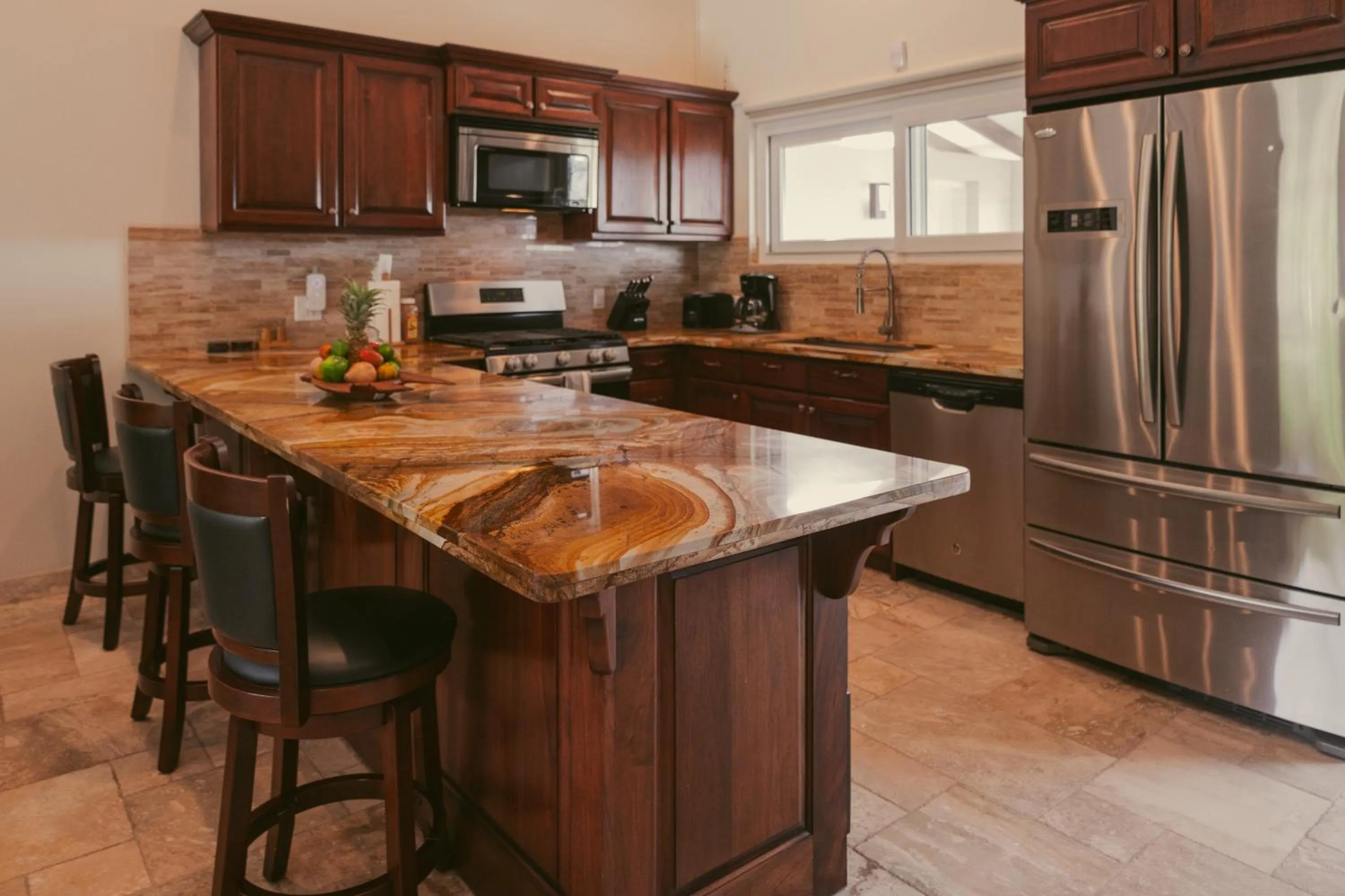 kitchen in The Lodge at Jaguar Reef
