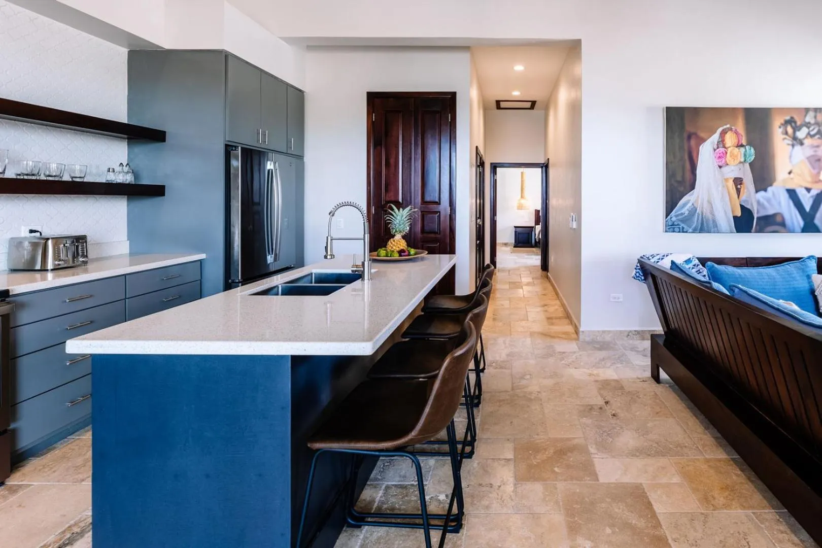 kitchen in The Lodge at Jaguar Reef