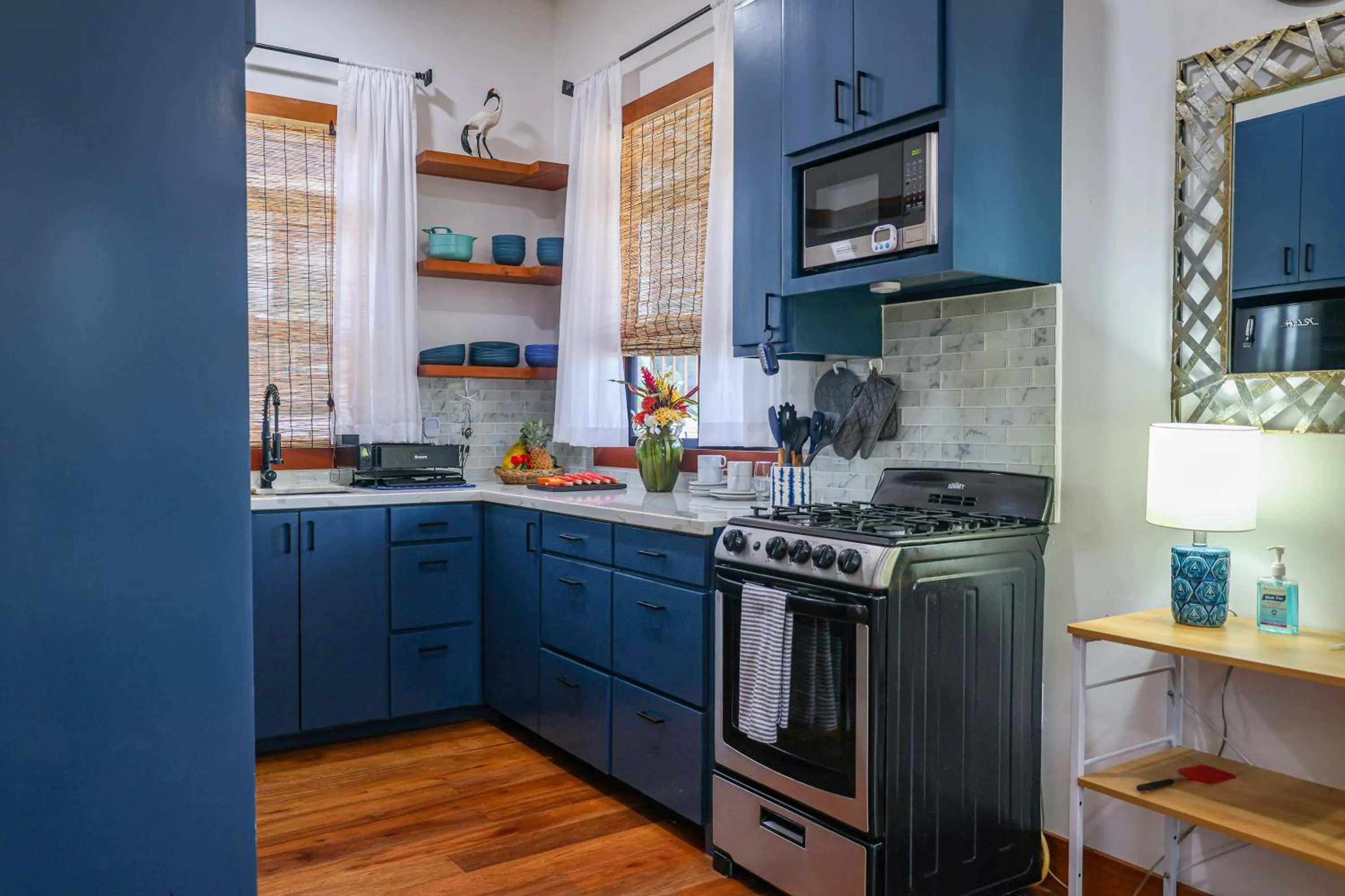 kitchen in The Lodge at Jaguar Reef