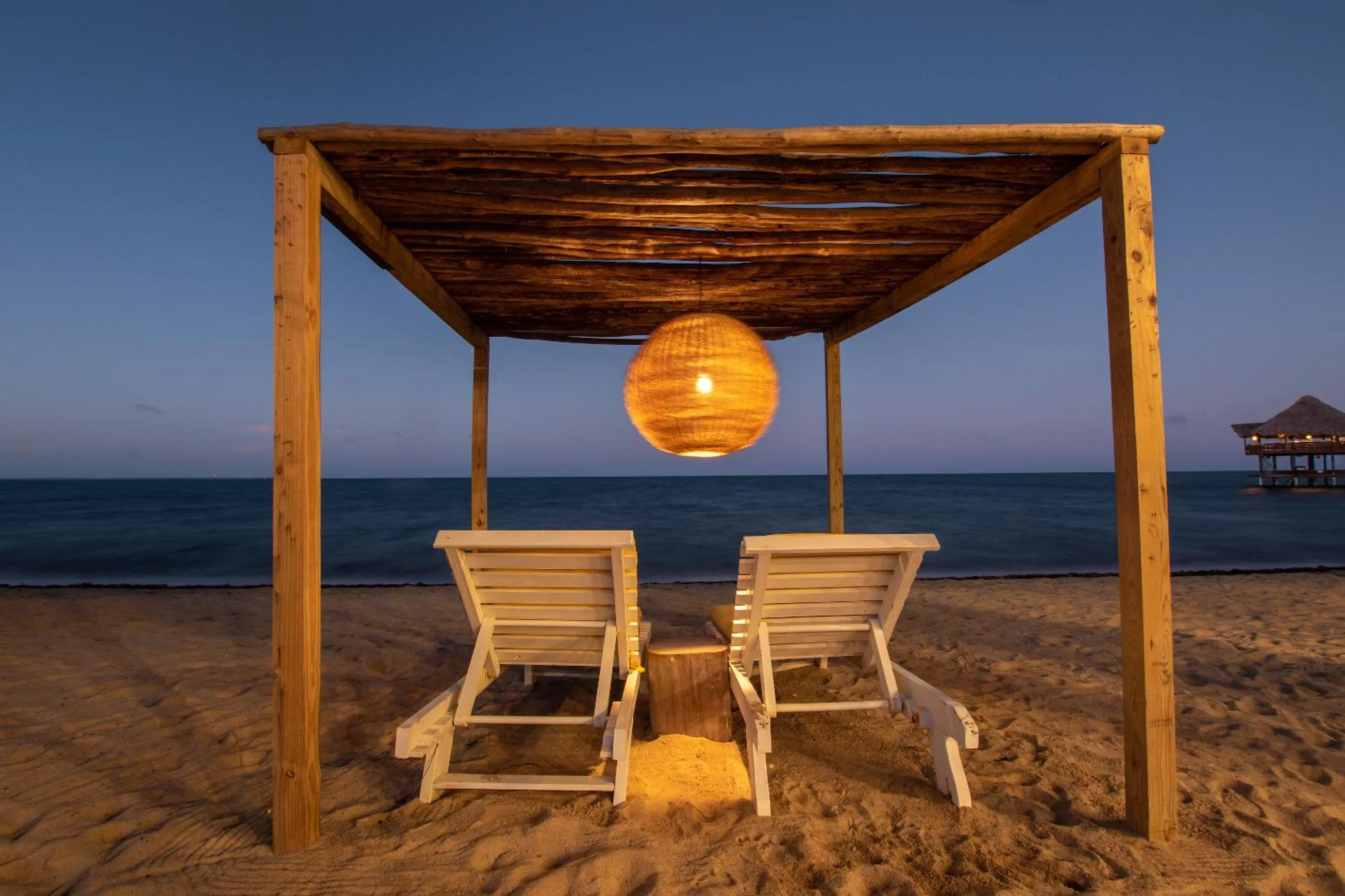 sunbed in The Lodge at Jaguar Reef