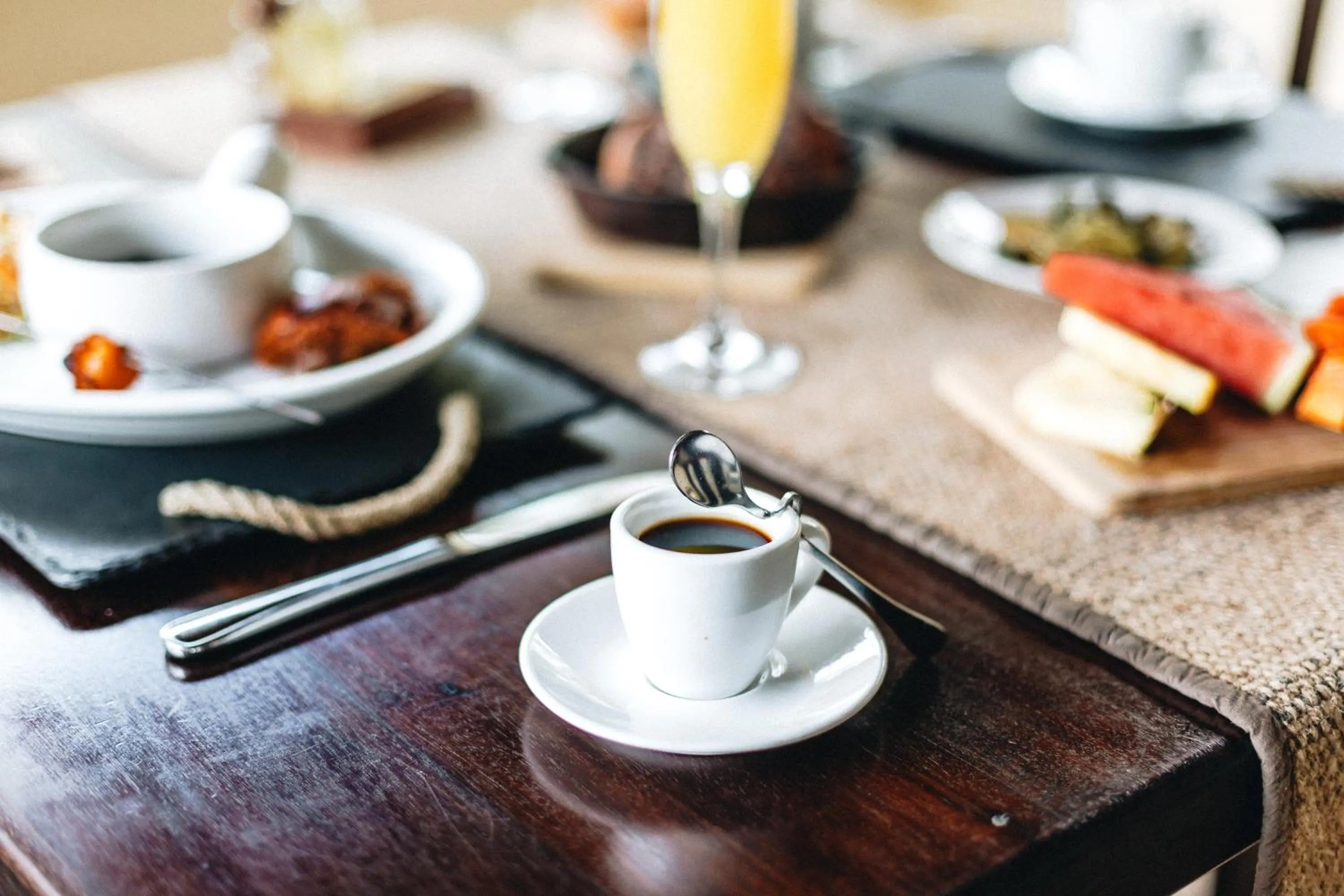 Breakfast in The Lodge at Jaguar Reef