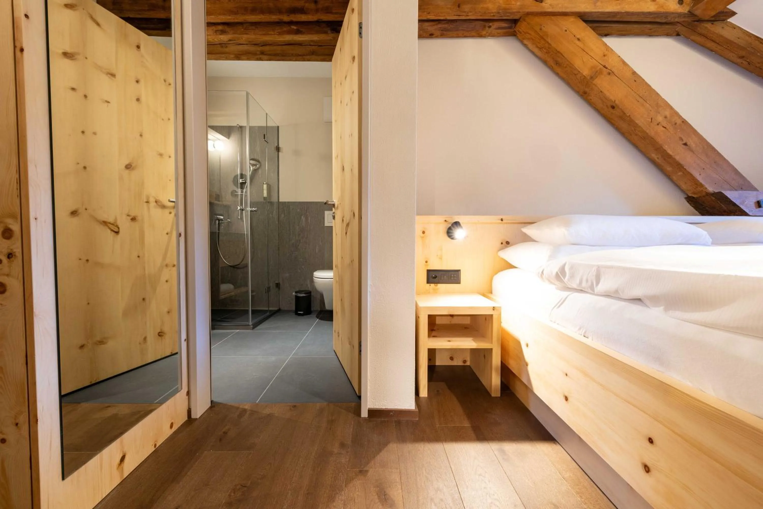 Bedroom, Bed in Hotel Stern Chur