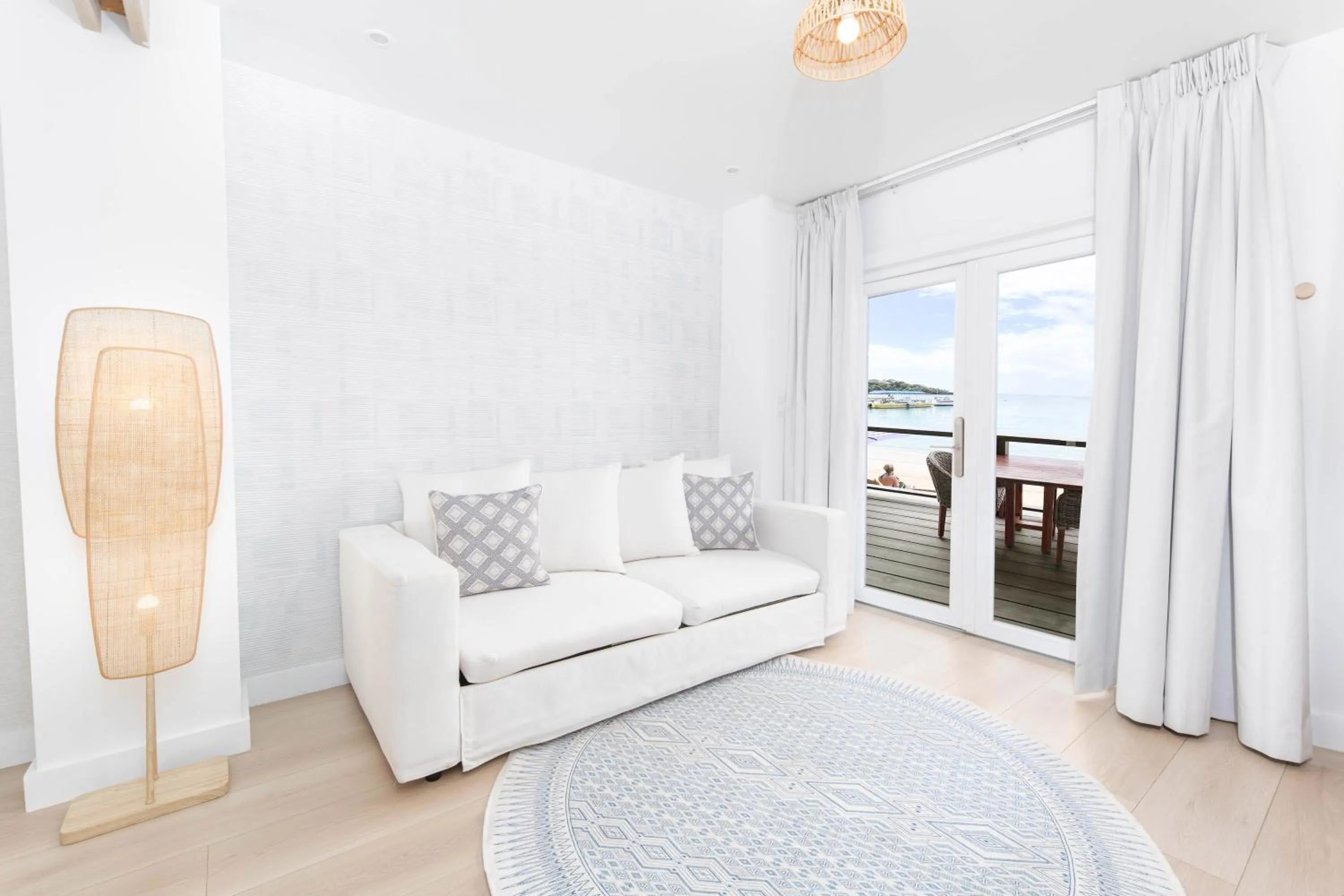 Living room in The Beach House Boutique Hotel
