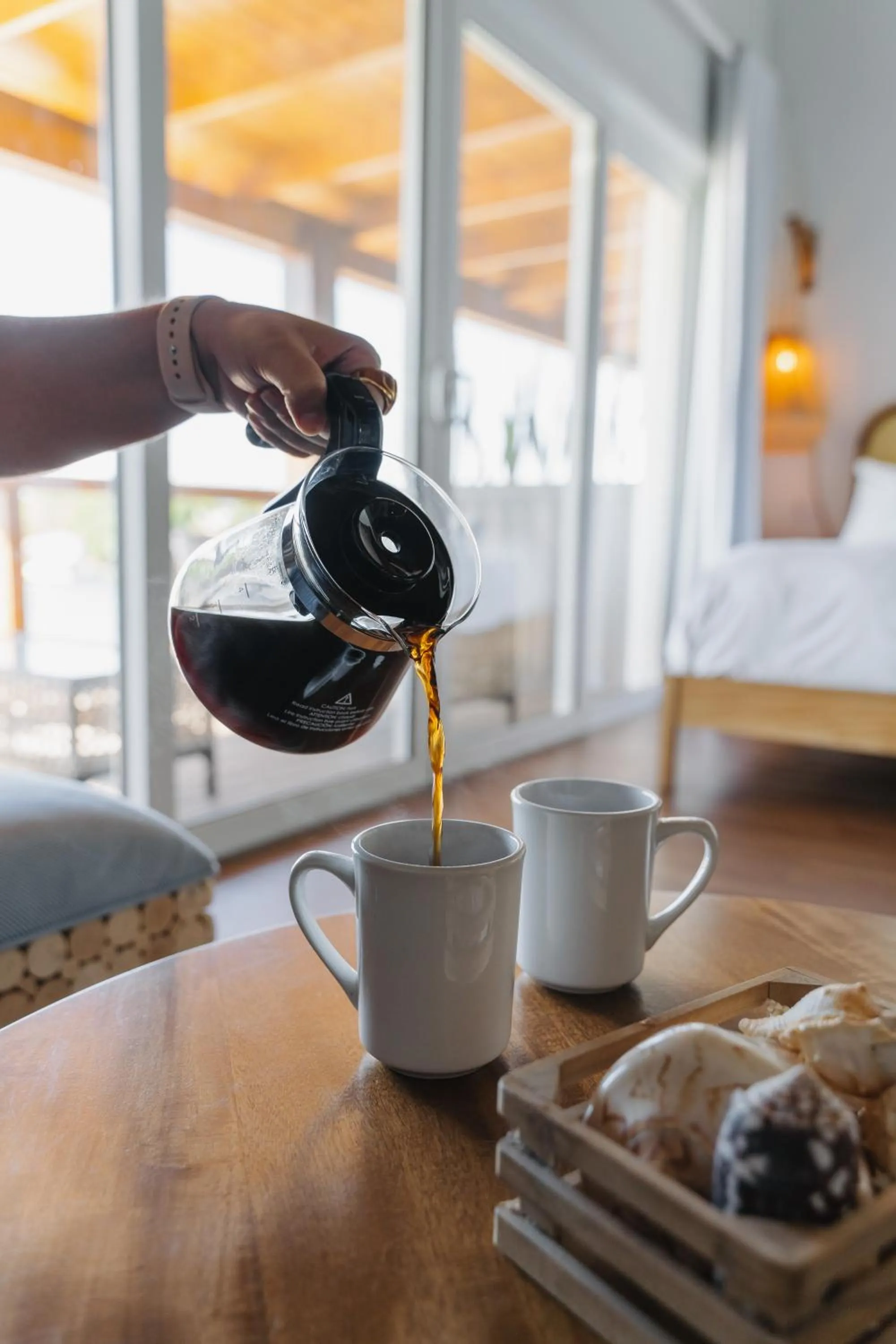 Coffee/tea facilities in The Beach House Boutique Hotel