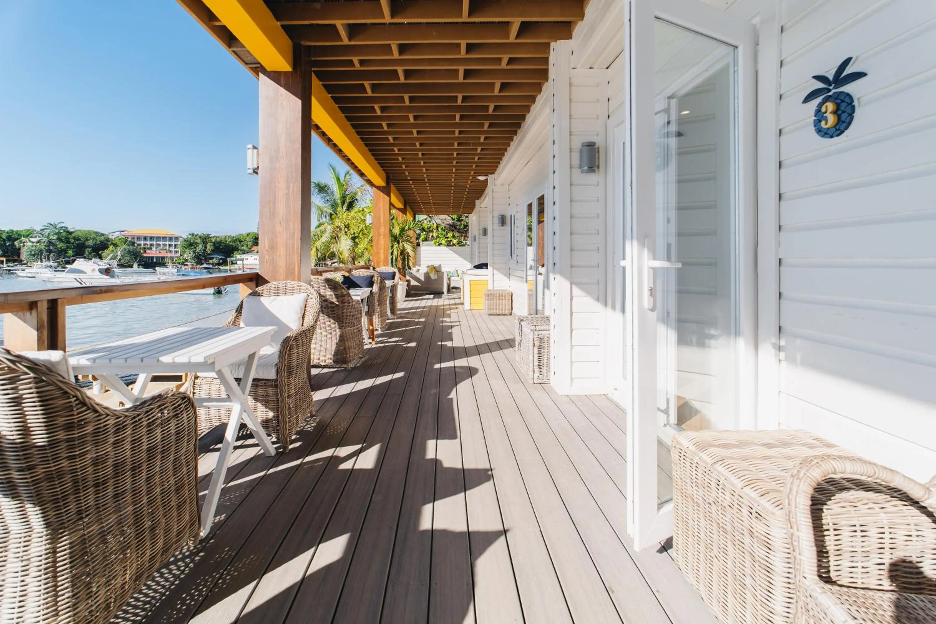 Patio in The Beach House Boutique Hotel