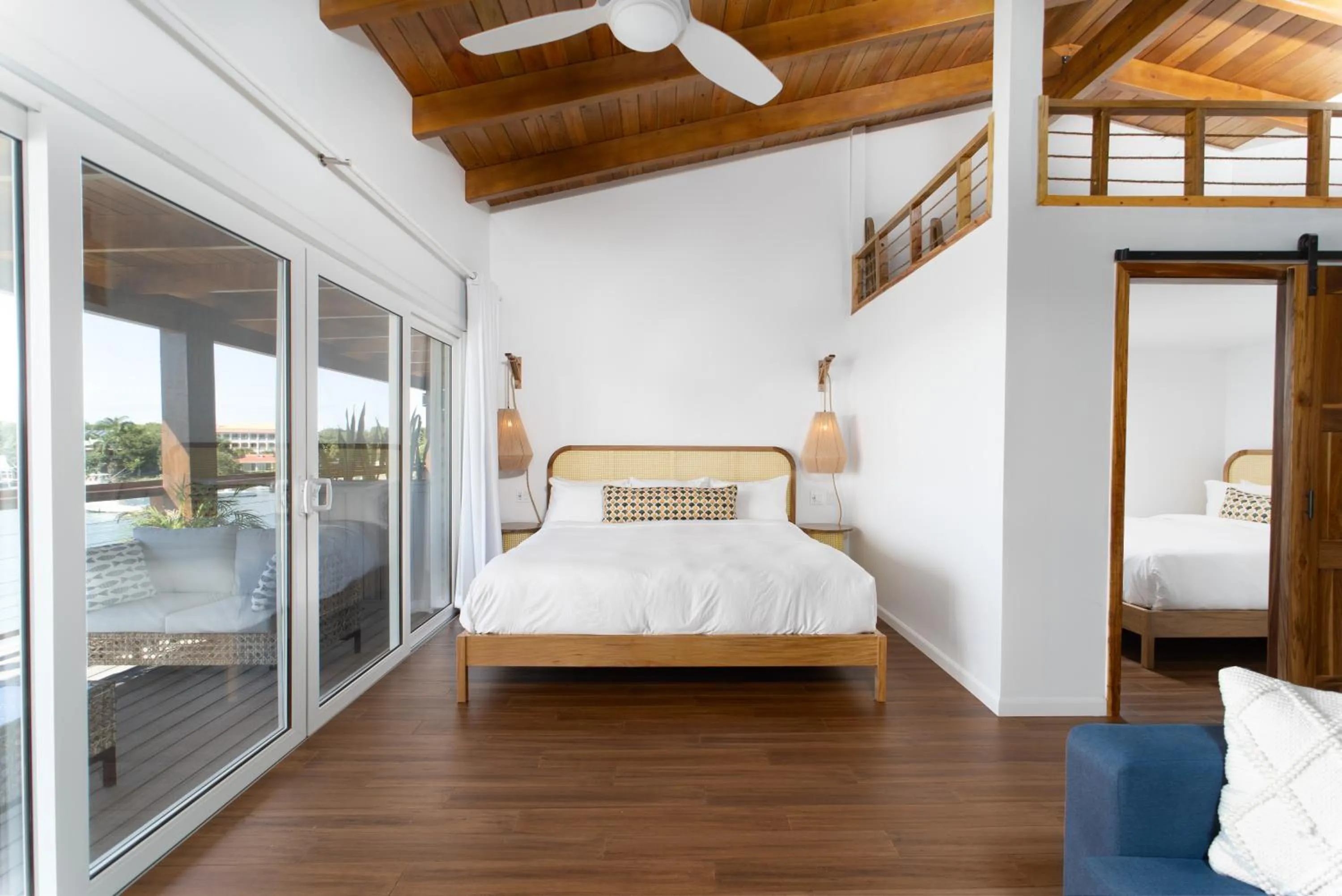 Bedroom, Bed in The Beach House Boutique Hotel