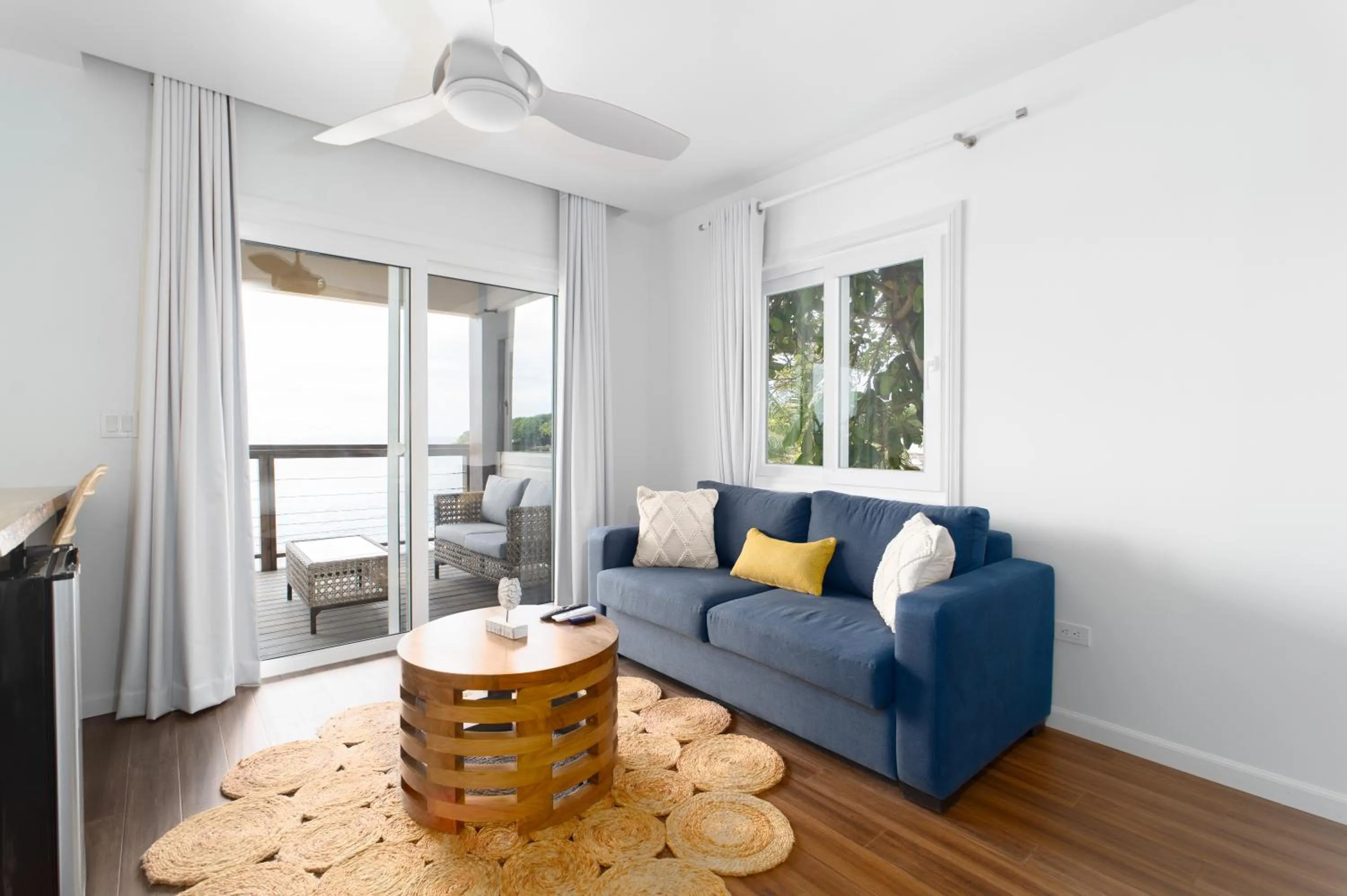 Seating area in The Beach House Boutique Hotel