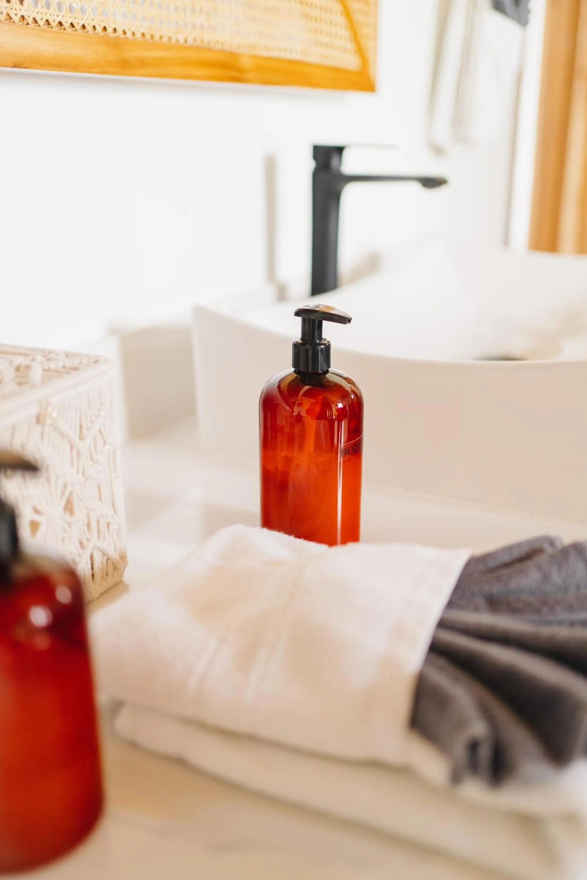 Bathroom, Bed in The Beach House Boutique Hotel