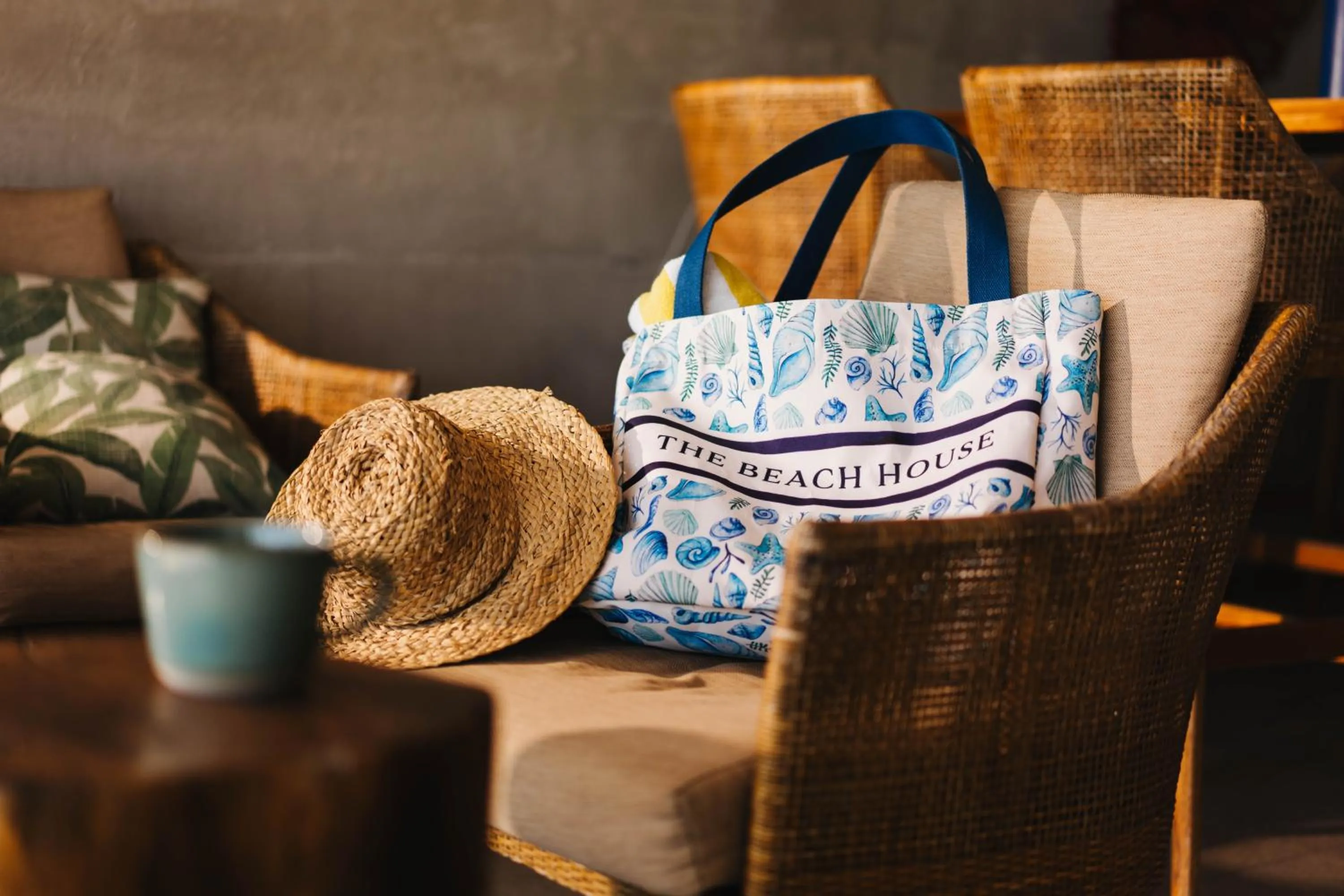Seating area in The Beach House Boutique Hotel