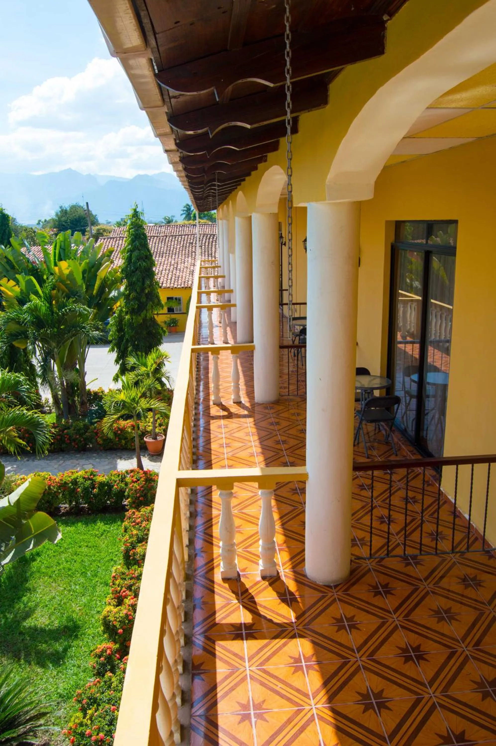 Garden view in Hotel Antigua Comayagua