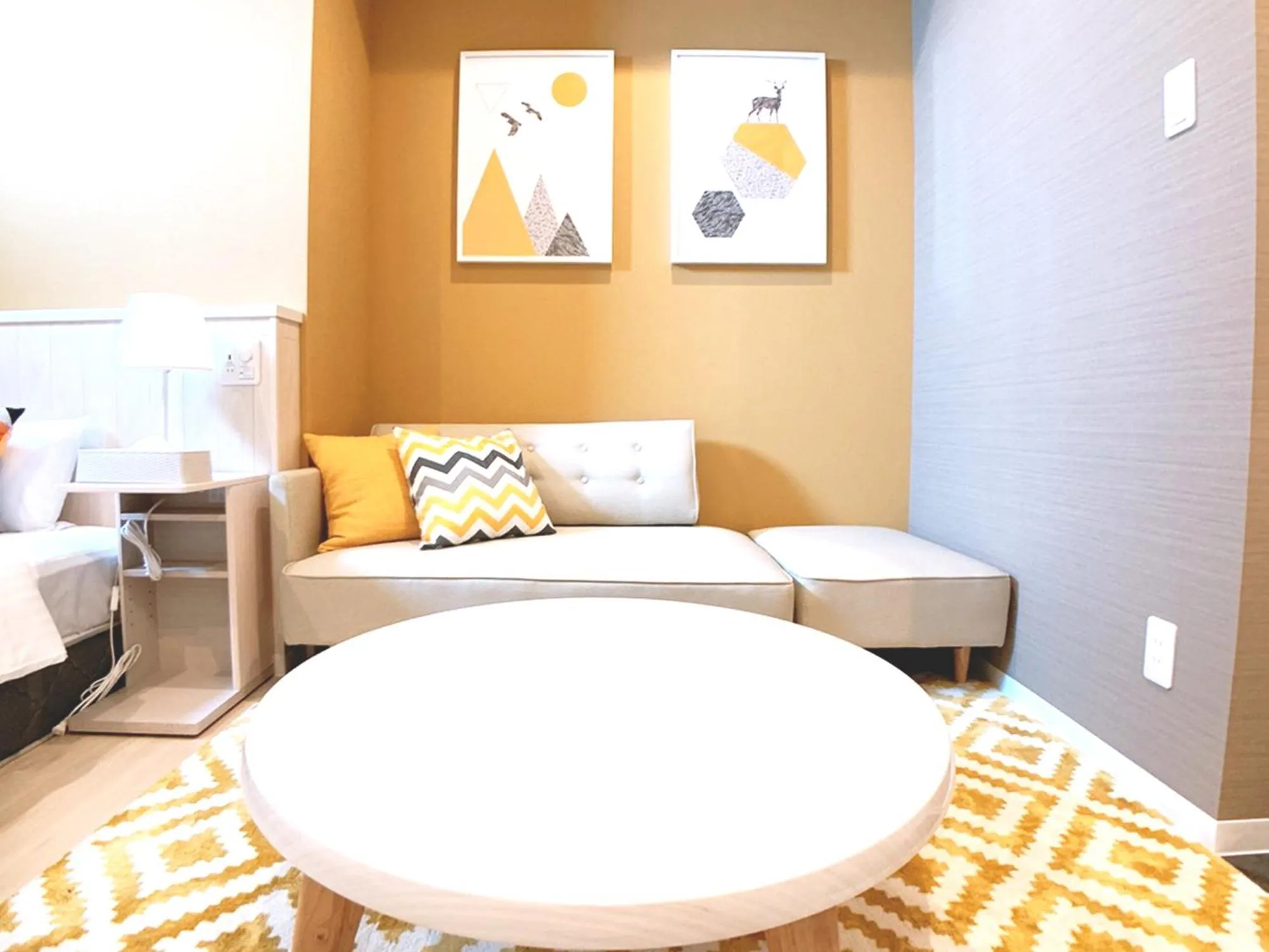 Bed in Bar & Hotel Colors MIYAJIMA