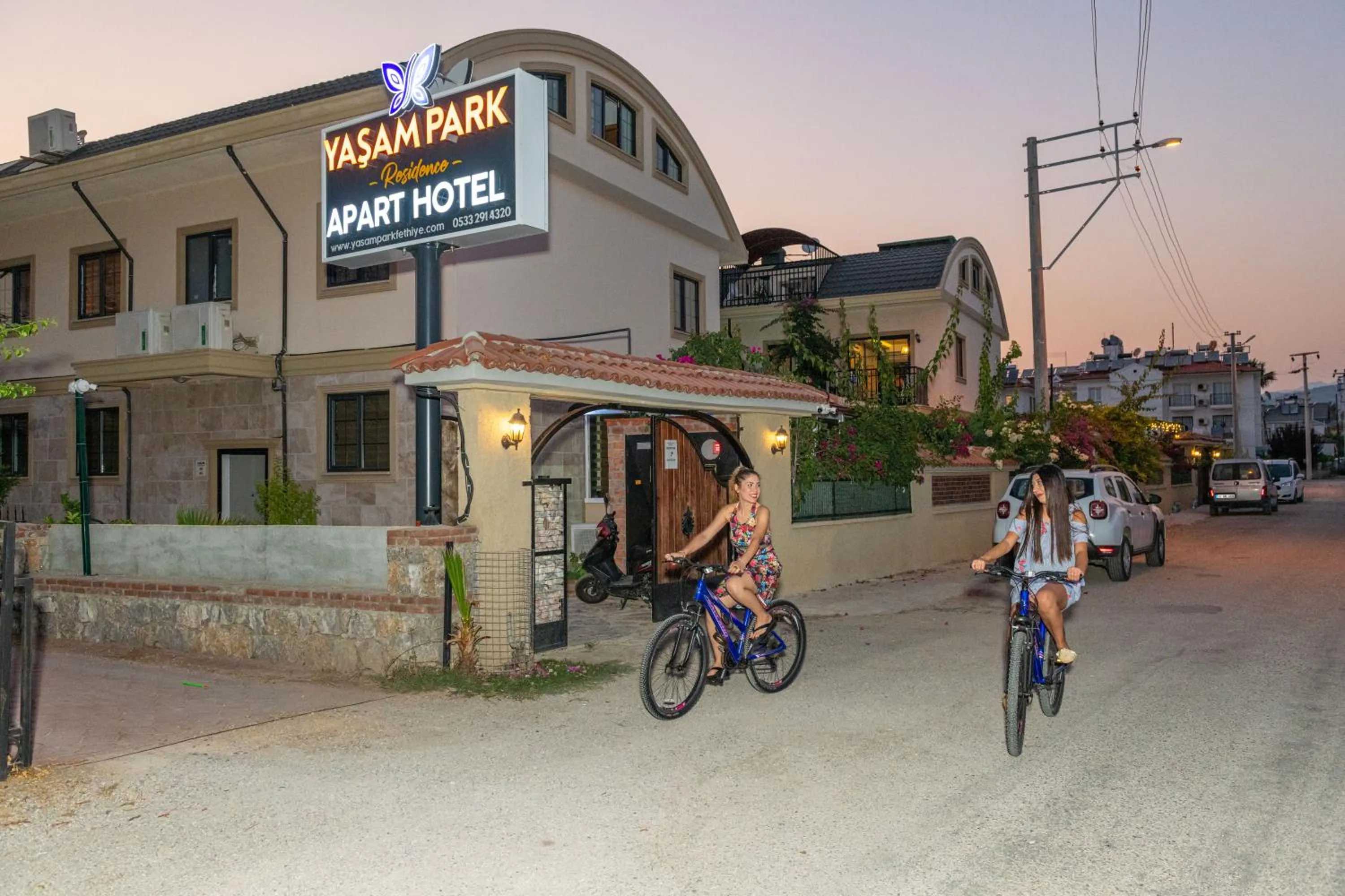 Property building in Yaşam Park Apart Hotel - Fethiye Calis Beach