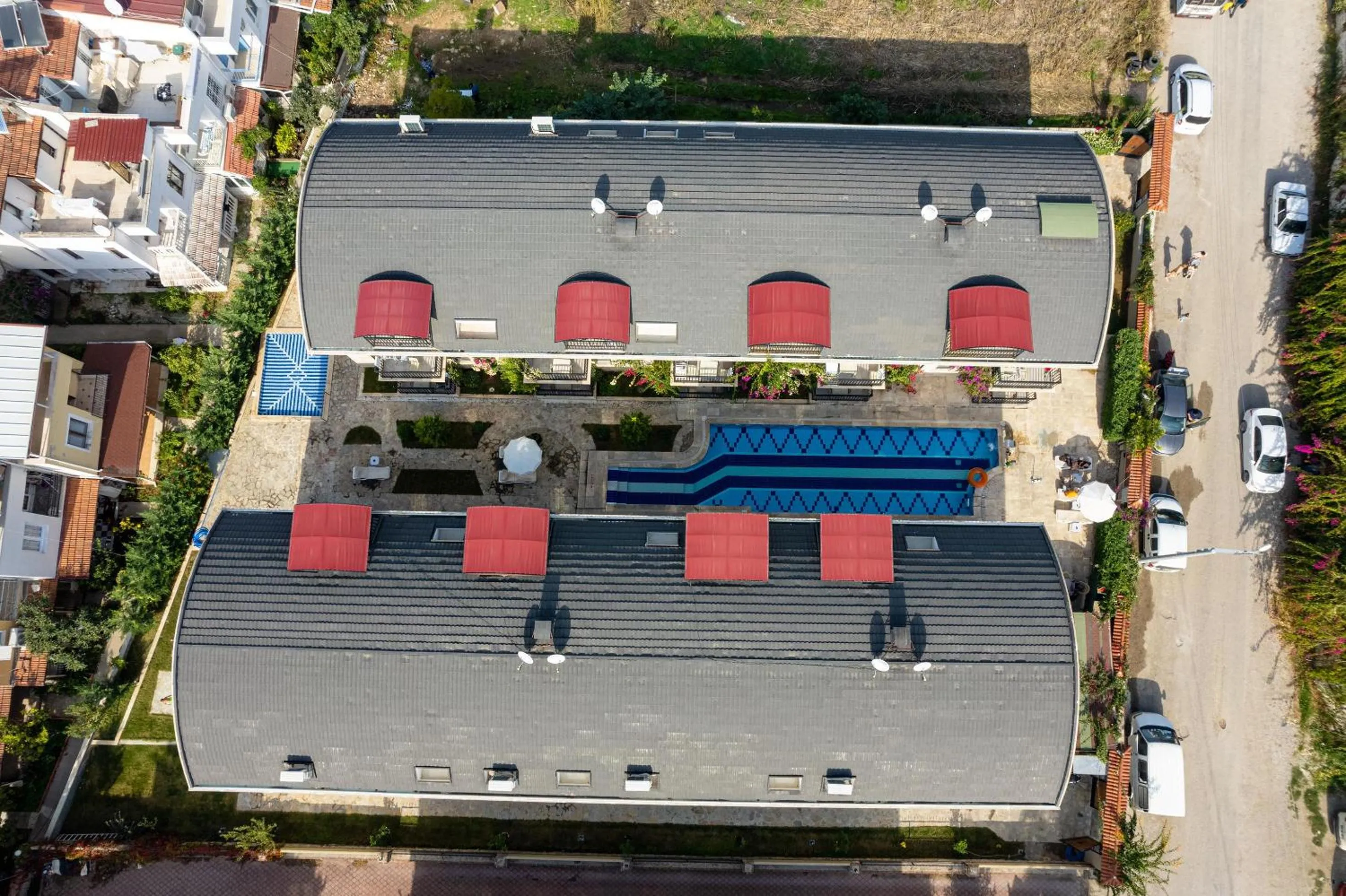 Bird's eye view in Yaşam Park Apart Hotel - Fethiye Calis Beach