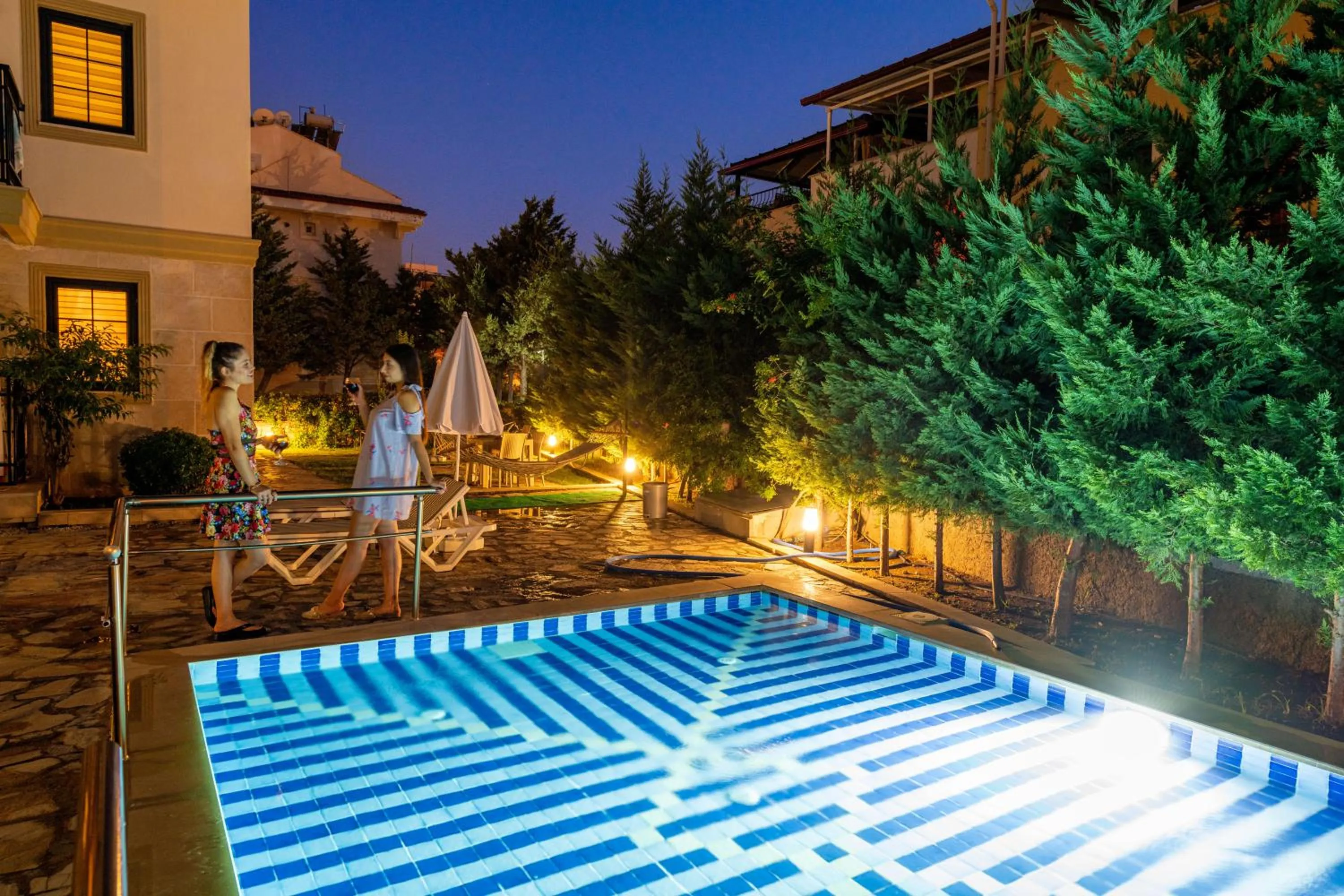 Pool view in Yaşam Park Apart Hotel - Fethiye Calis Beach