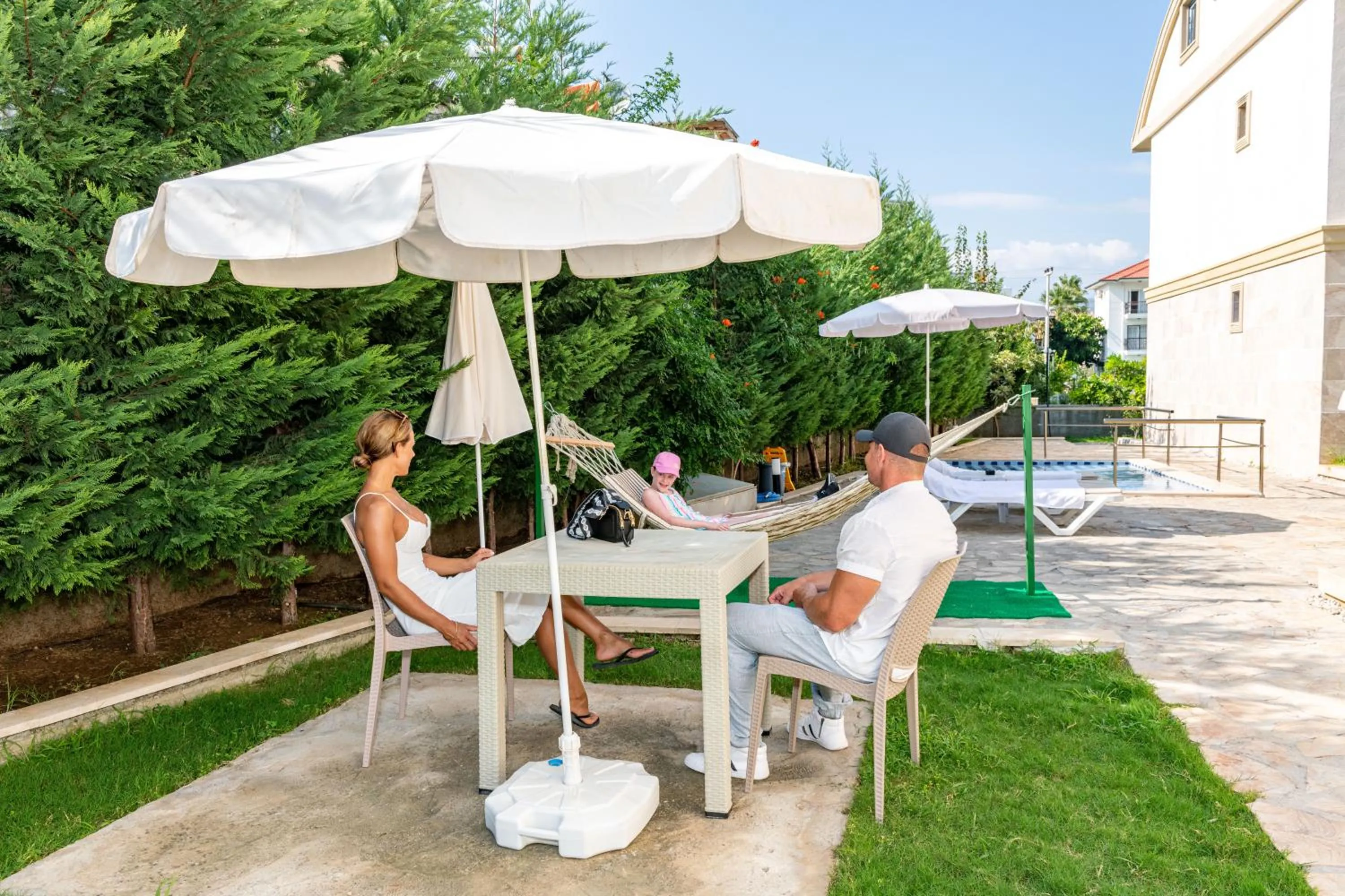 Seating area in Yaşam Park Apart Hotel - Fethiye Calis Beach