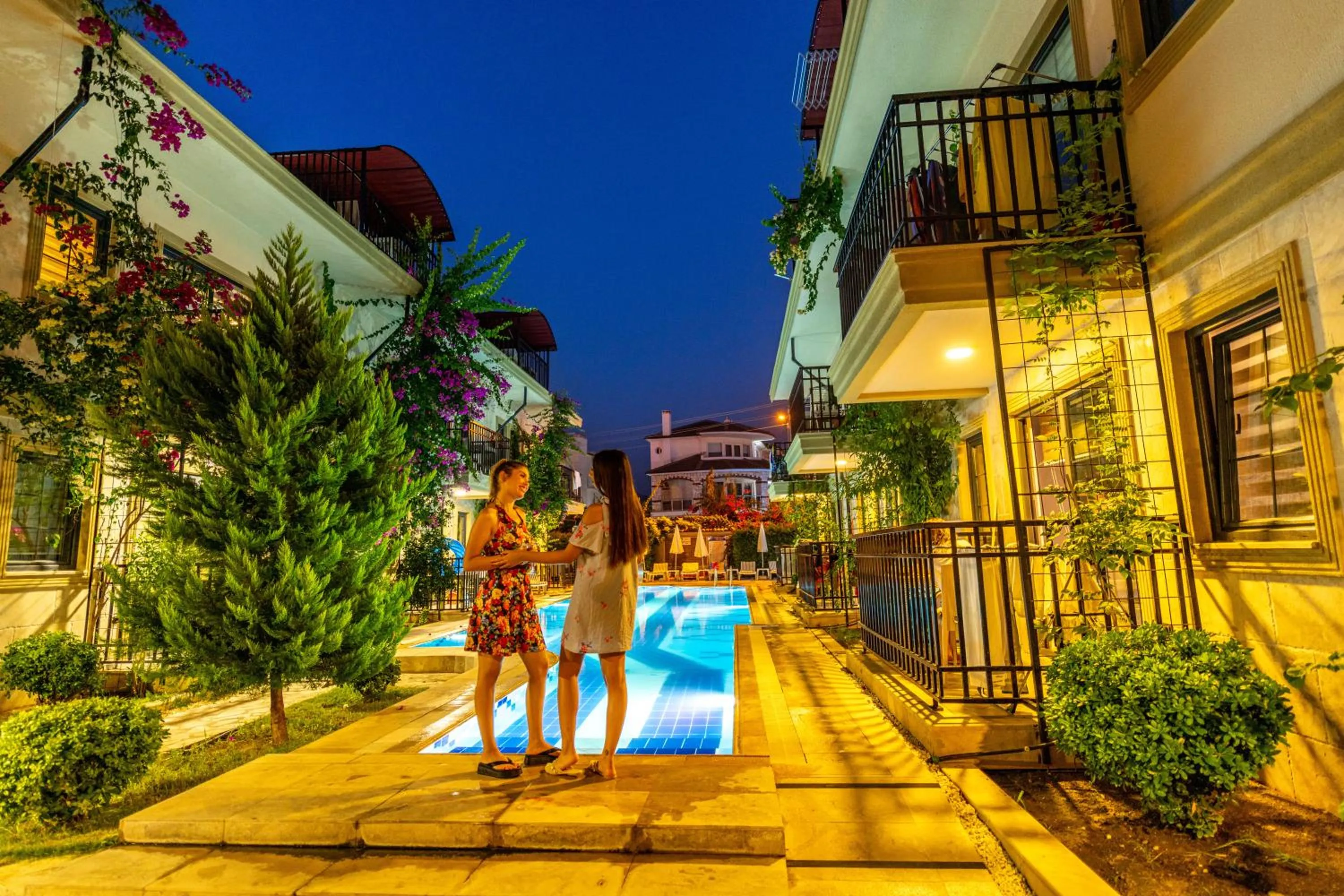 Night in Yaşam Park Apart Hotel - Fethiye Calis Beach