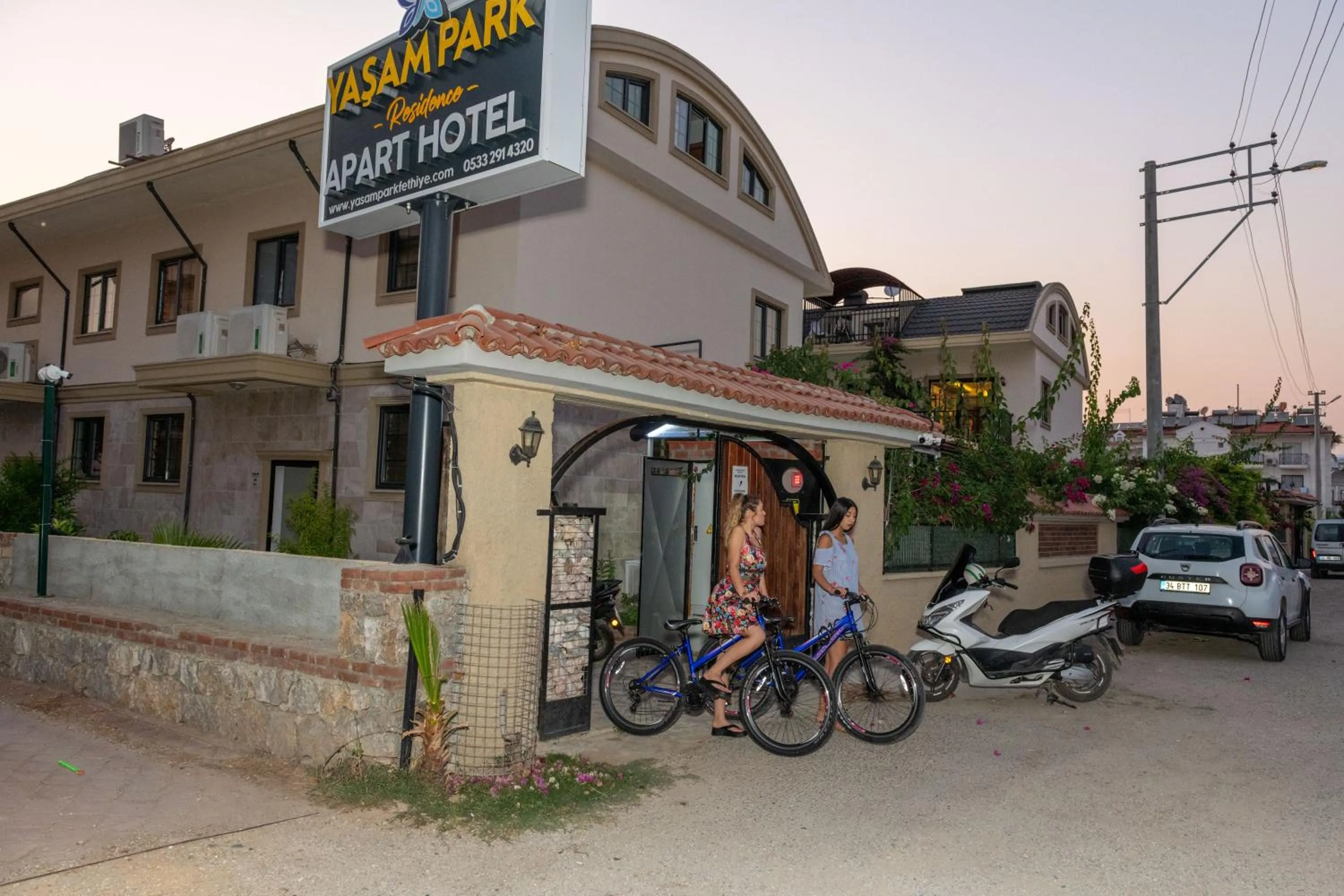 Property building in Yaşam Park Apart Hotel - Fethiye Calis Beach