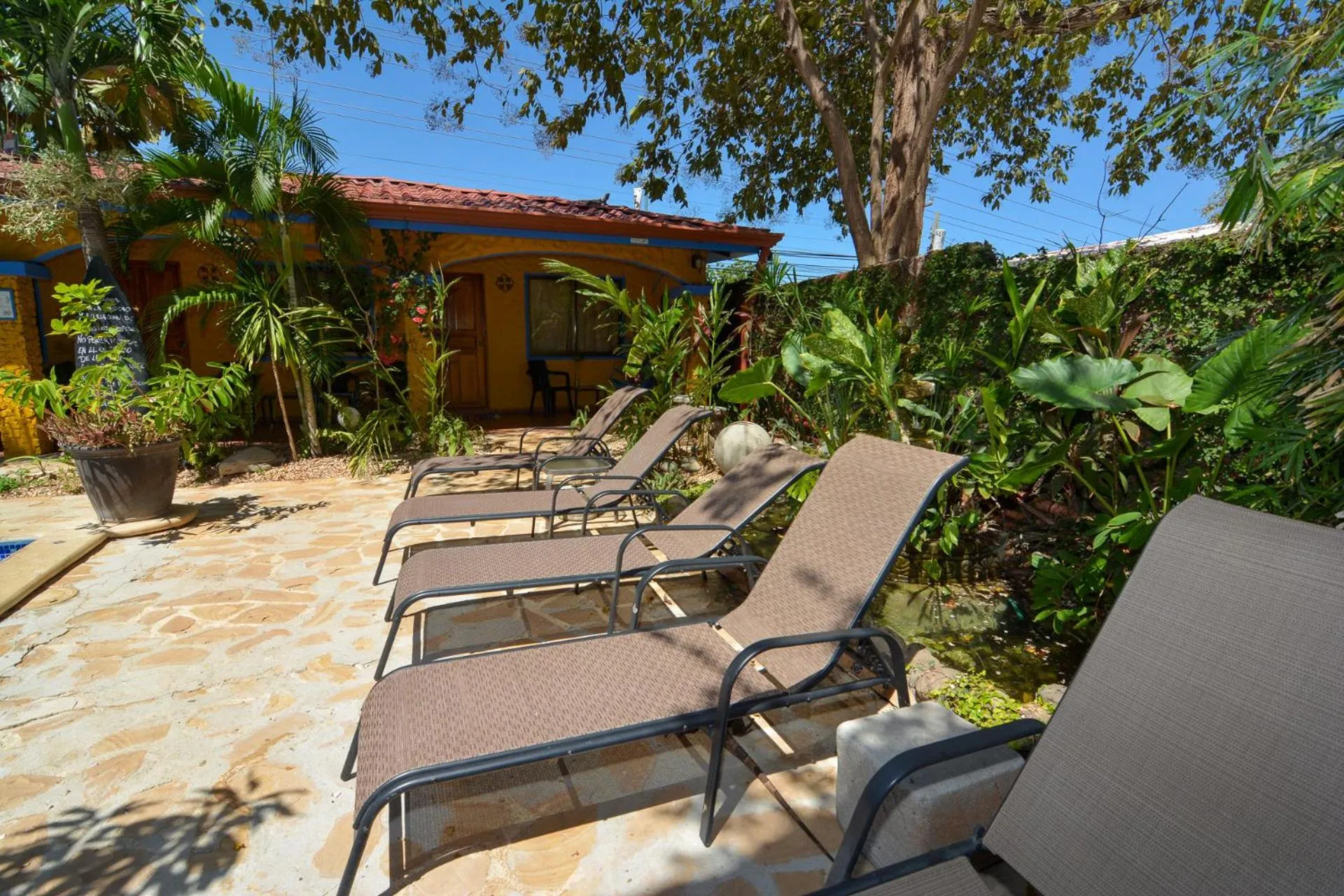 Pool view in Conchal Hotel