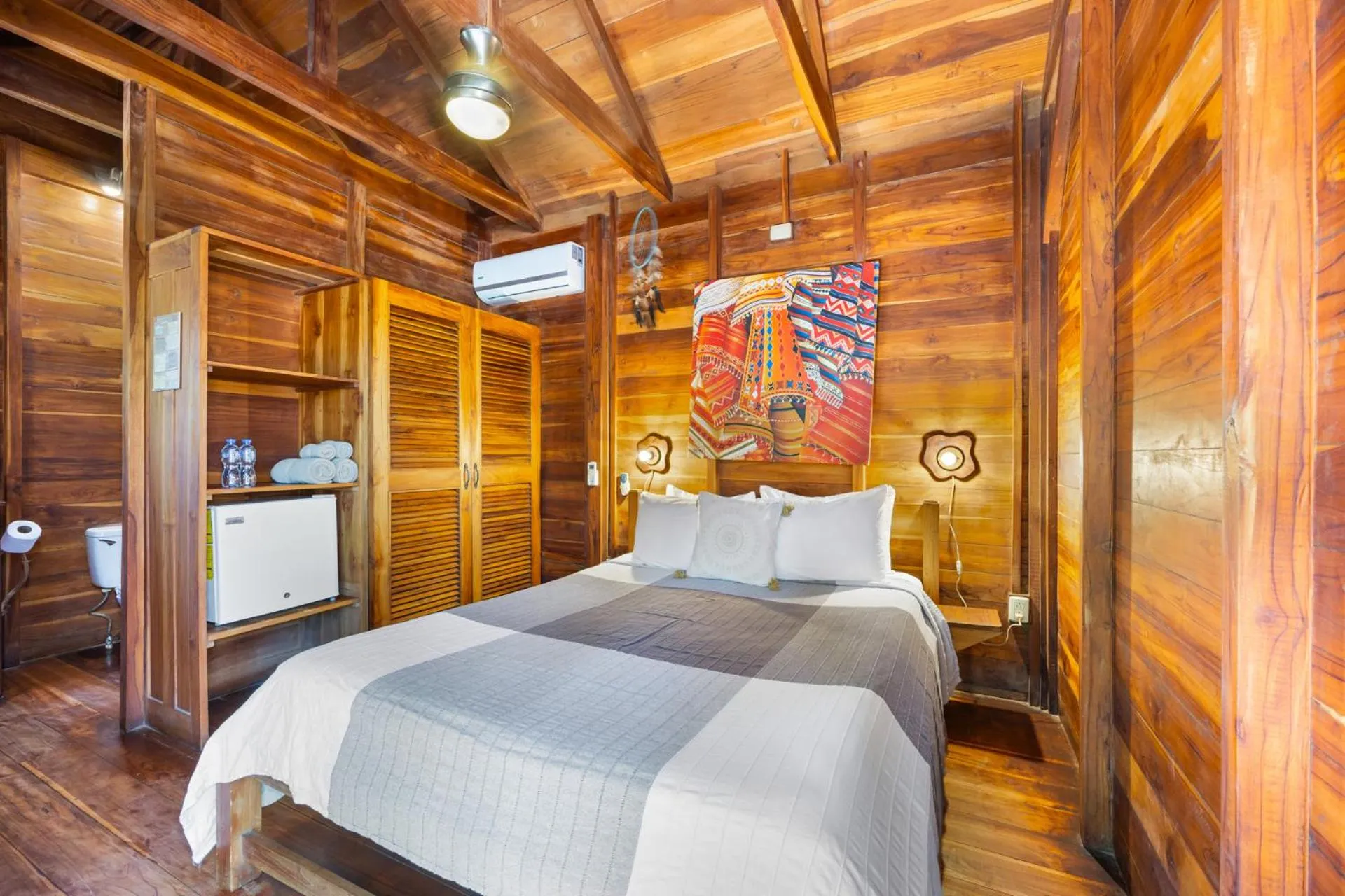 Bedroom, Bed in The Beach Bungalows Tamarindo- Adults Only