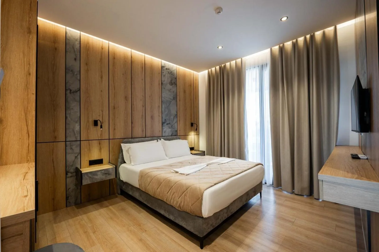 Bed in Hotel Joni Premium