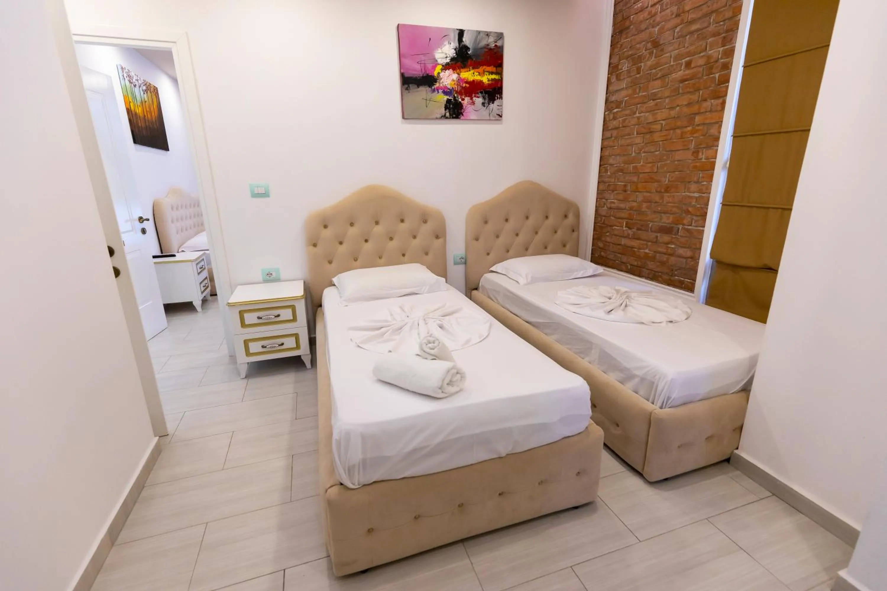 Bed in Hotel Joni Premium