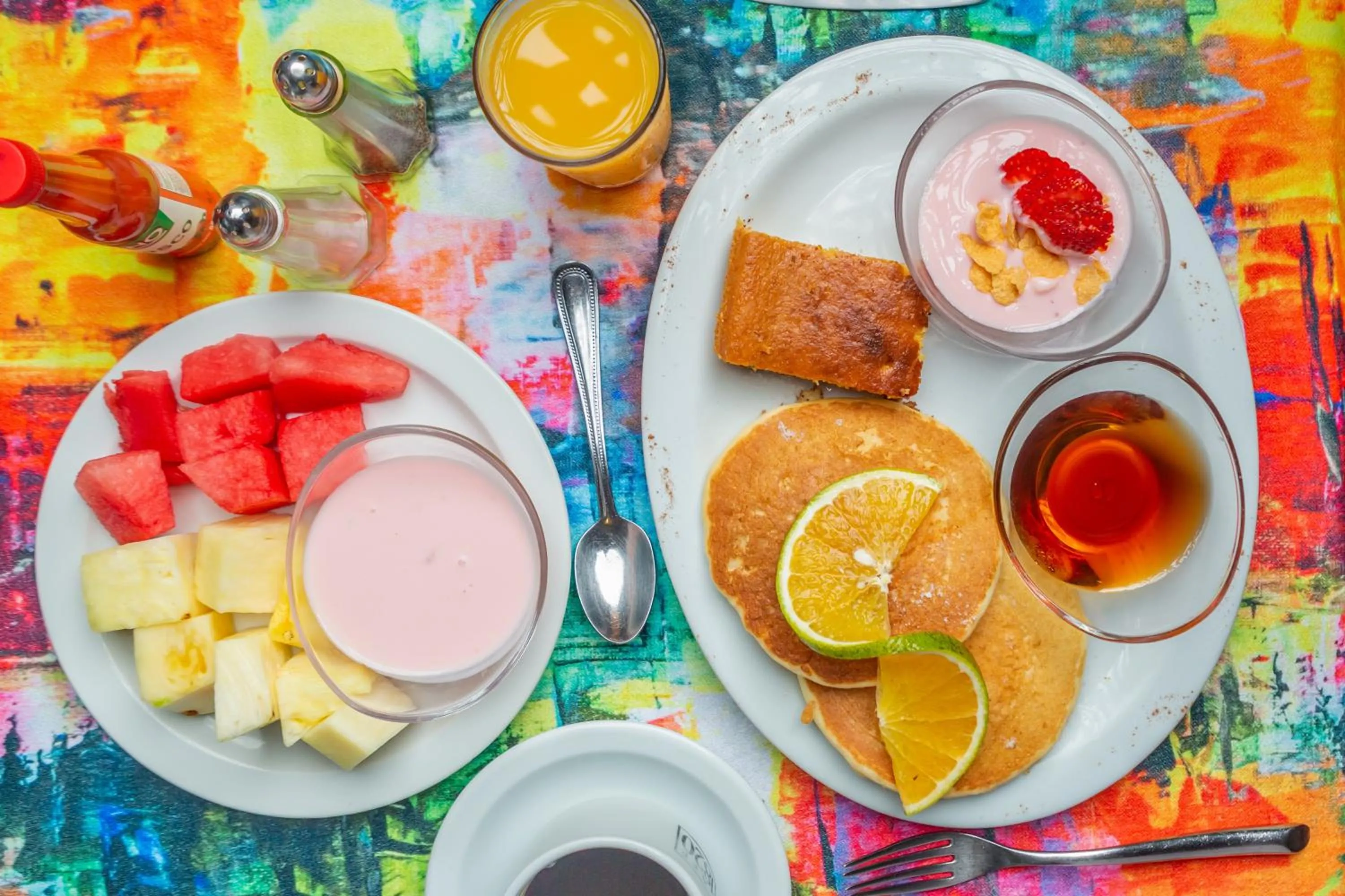 Continental breakfast in Leyenda Boutique Hotel & Spa